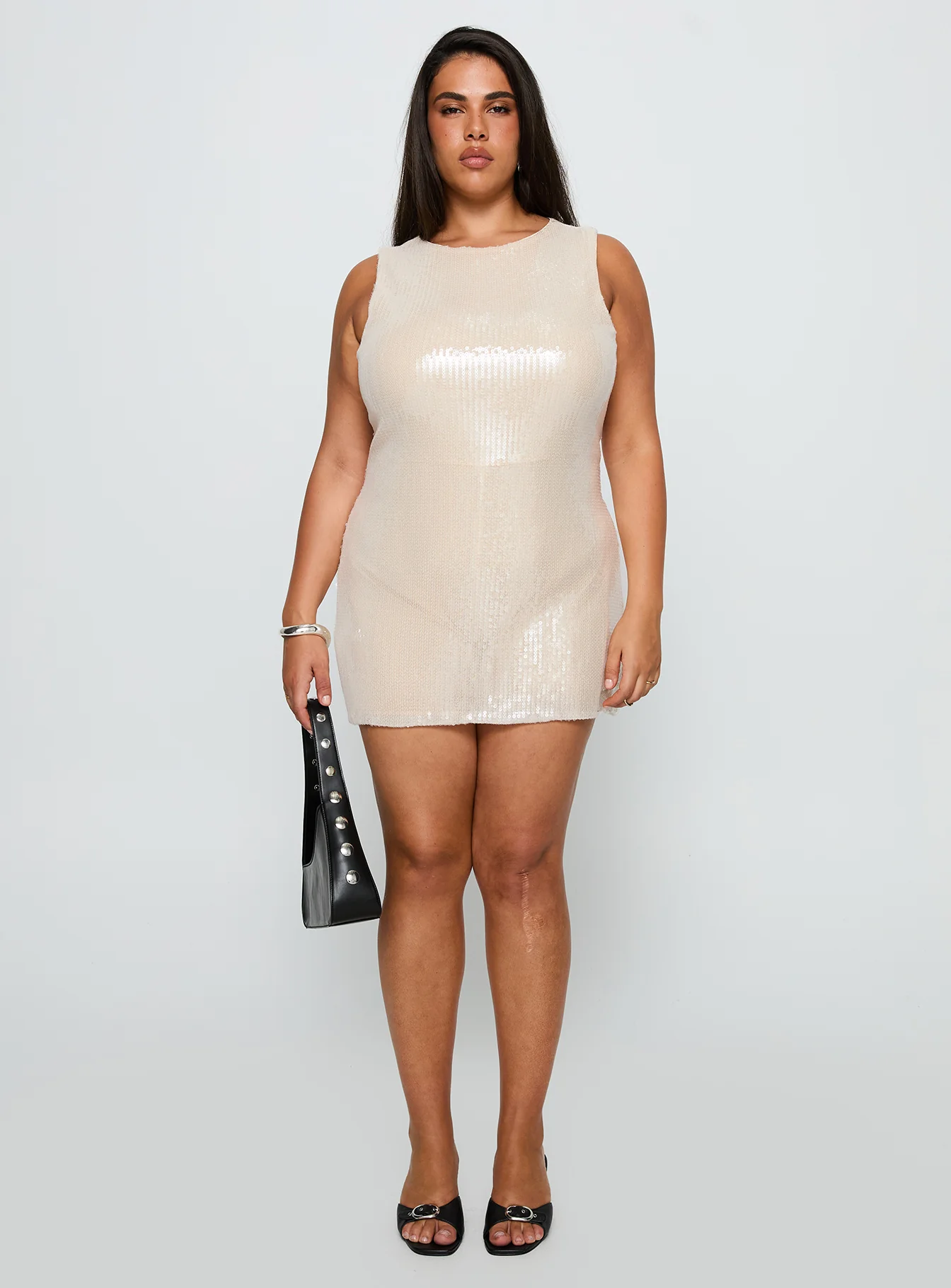 Yumiko Romper Champagne Sparkle Curve