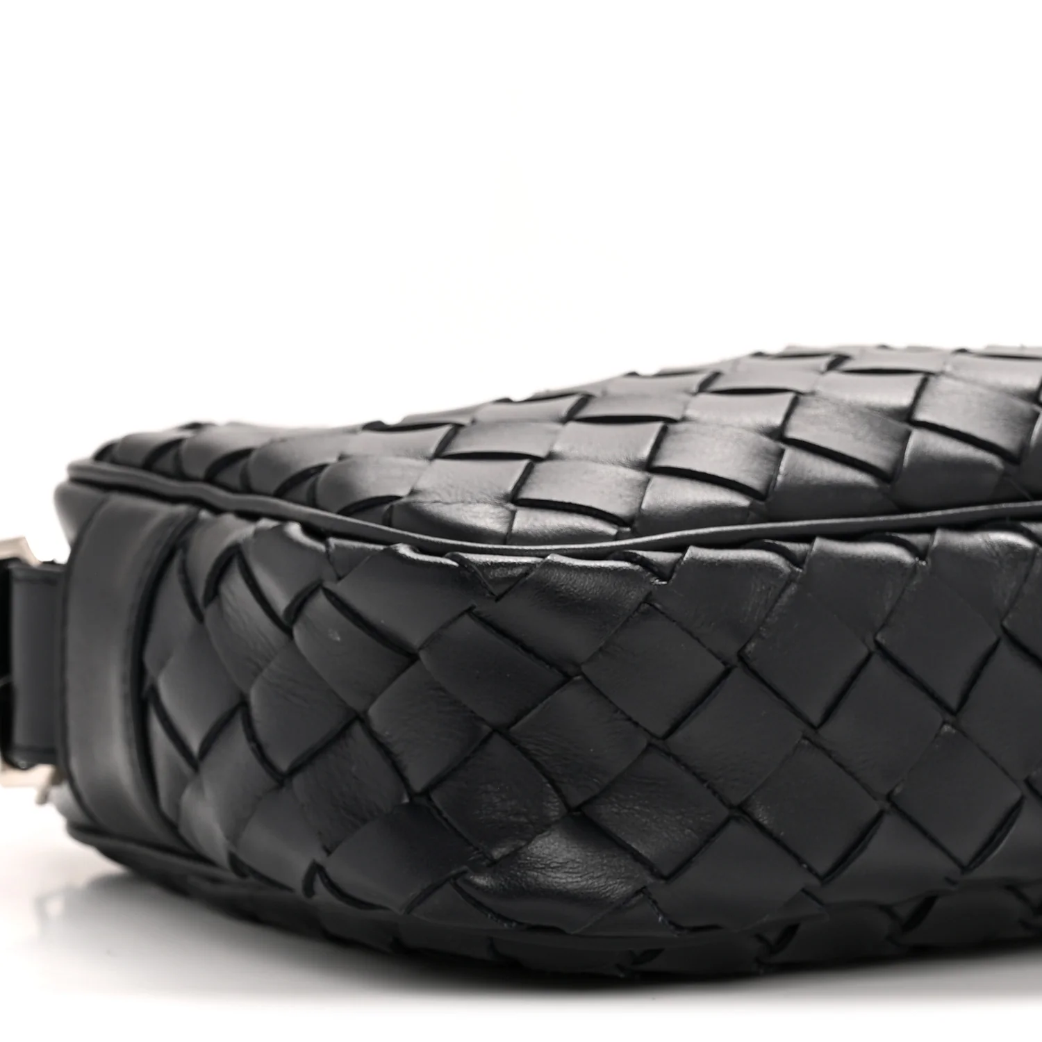 Calfskin Intrecciato Small Camera Bag Navy - Top Club