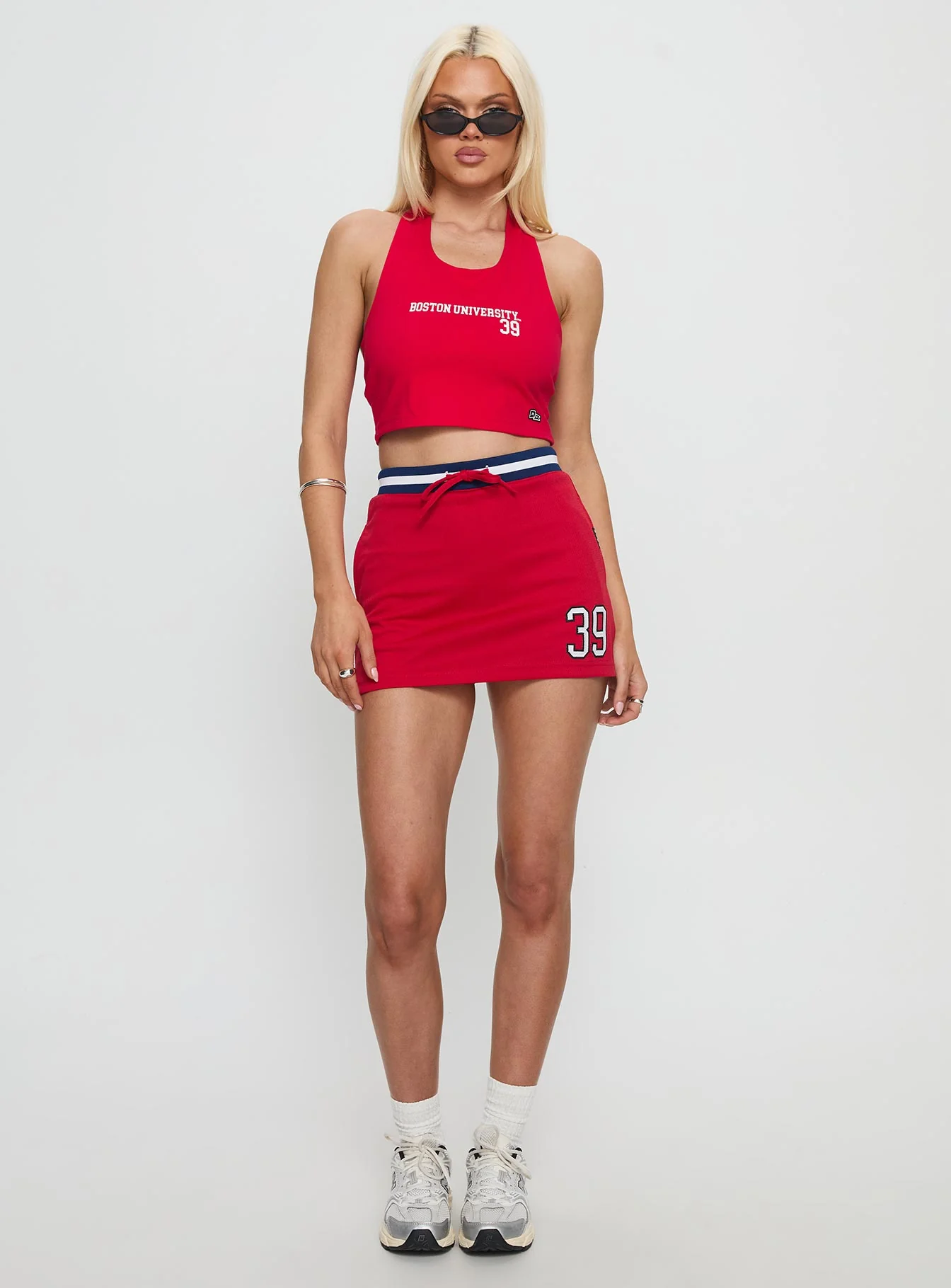 Boston University Basketball Skirt Red