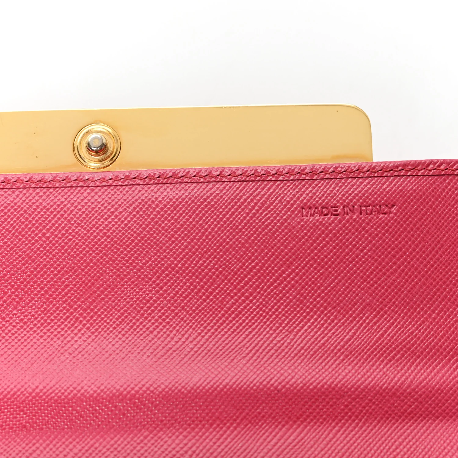 Saffiano Crystal Continental Flap Wallet Peonia - Top Club