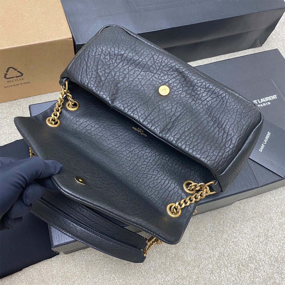 YSL calypso medium in grained lambskin - Top Club