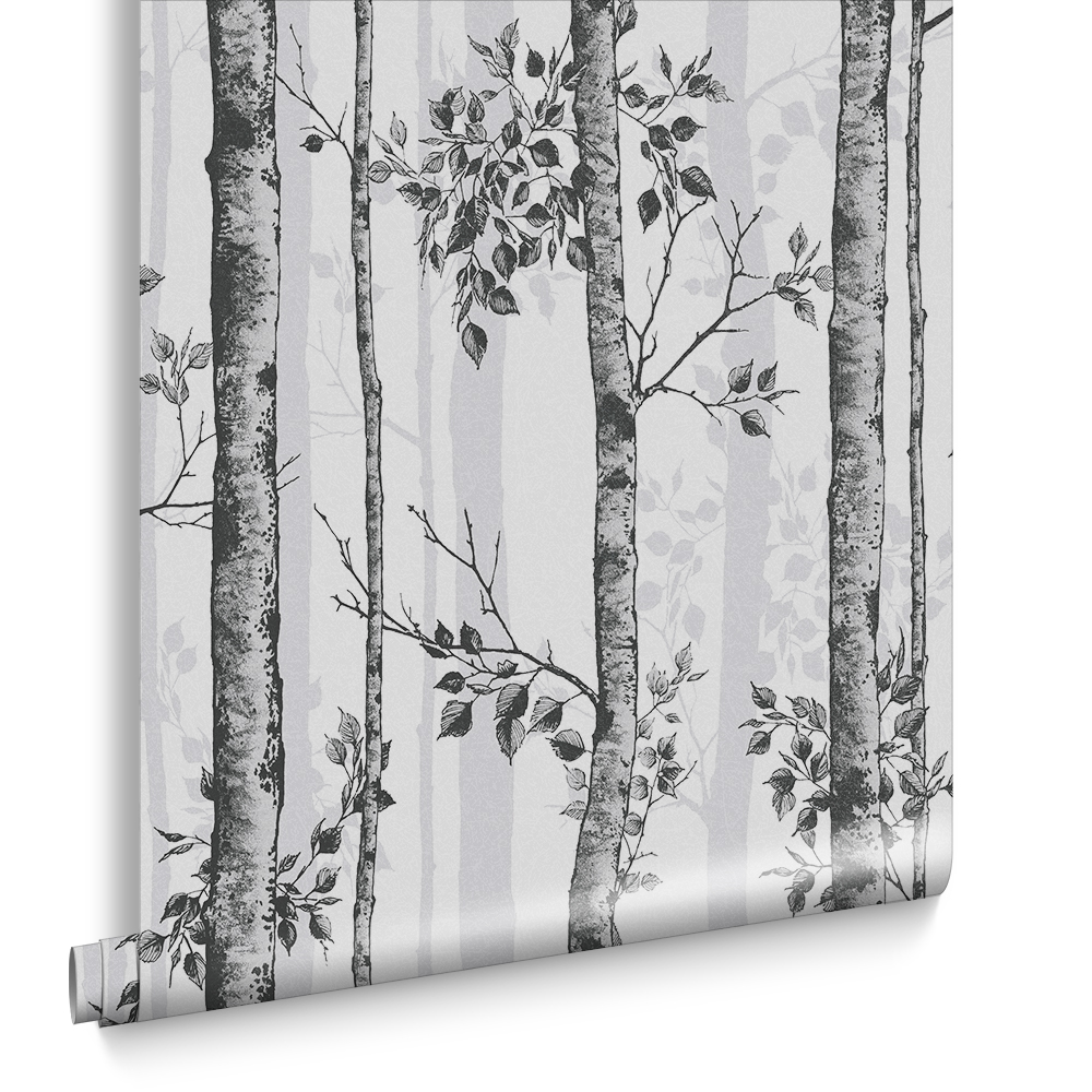 Graham & Brown  vliesbehang  Albero  Zwart/Wit Graham & Brown  vliesbehang  Albero  Zwart/Wit