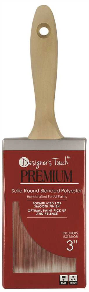 Designer Touch&trade; Premium Poly Varnish Brush, 3 In. - CPC Painting, Inc.