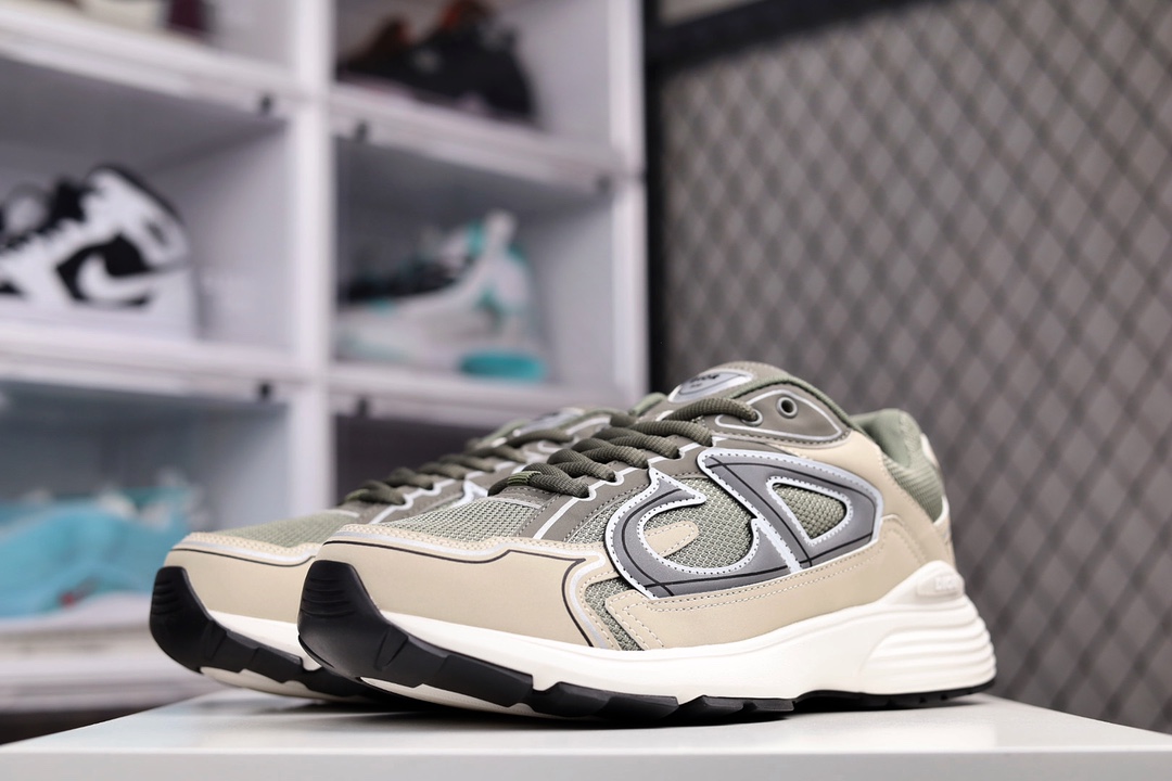 Dior B30 Dad Sneakers Brown (1:1 Version) - Sneaker Replica Workshop