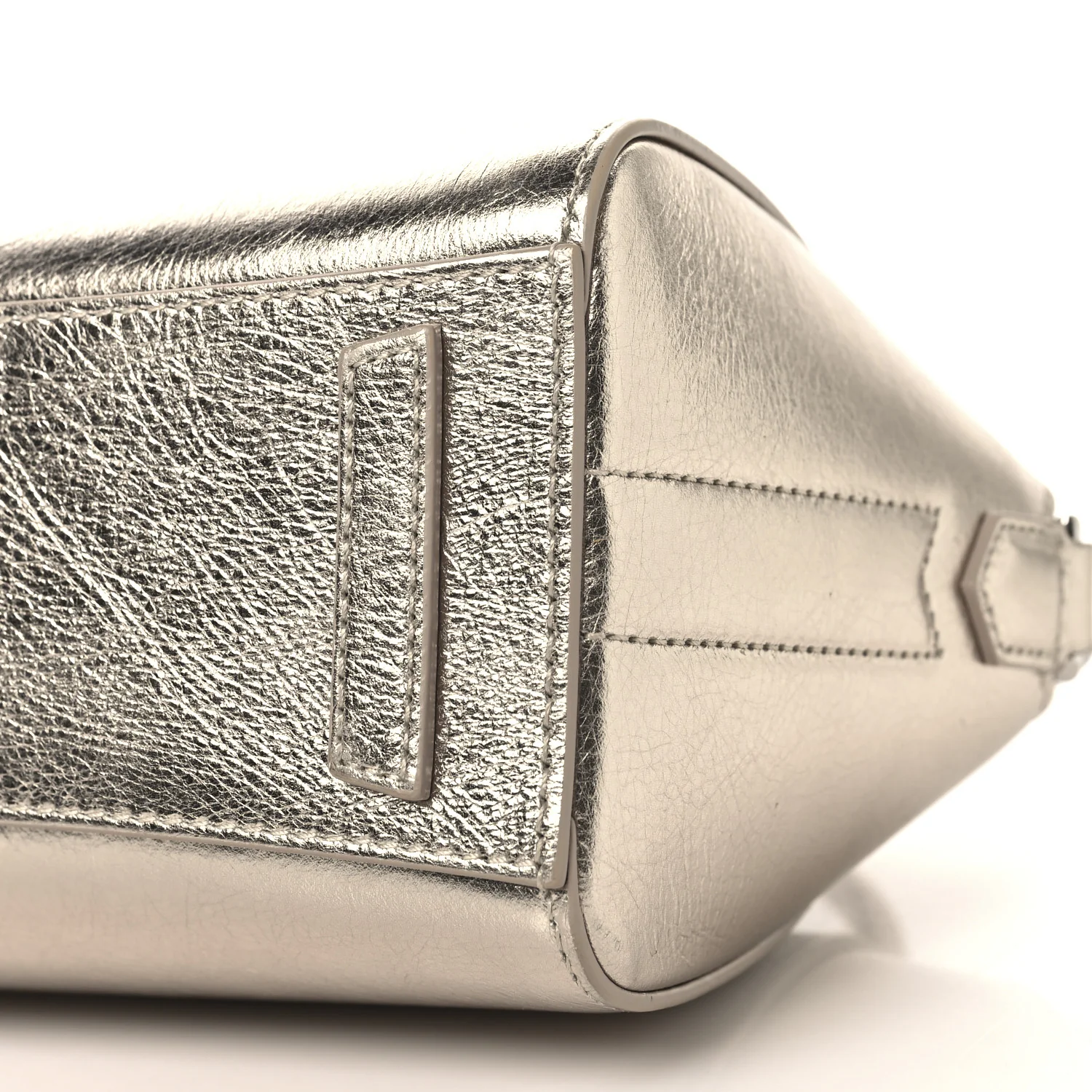Laminated Lambskin Mini Antigona Gold - Top Club