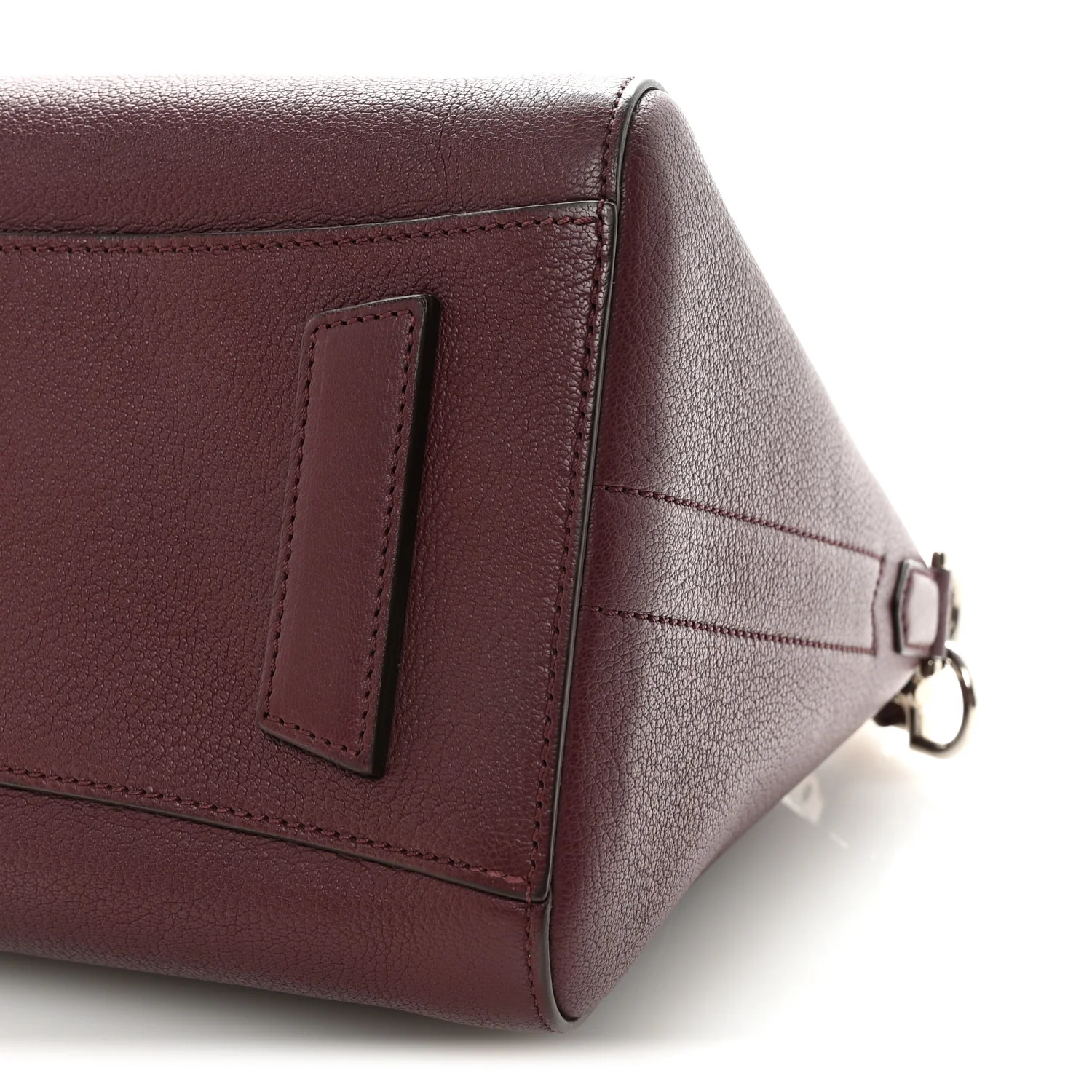 Sugar Goatskin Small Antigona Dark Purple - Top Club