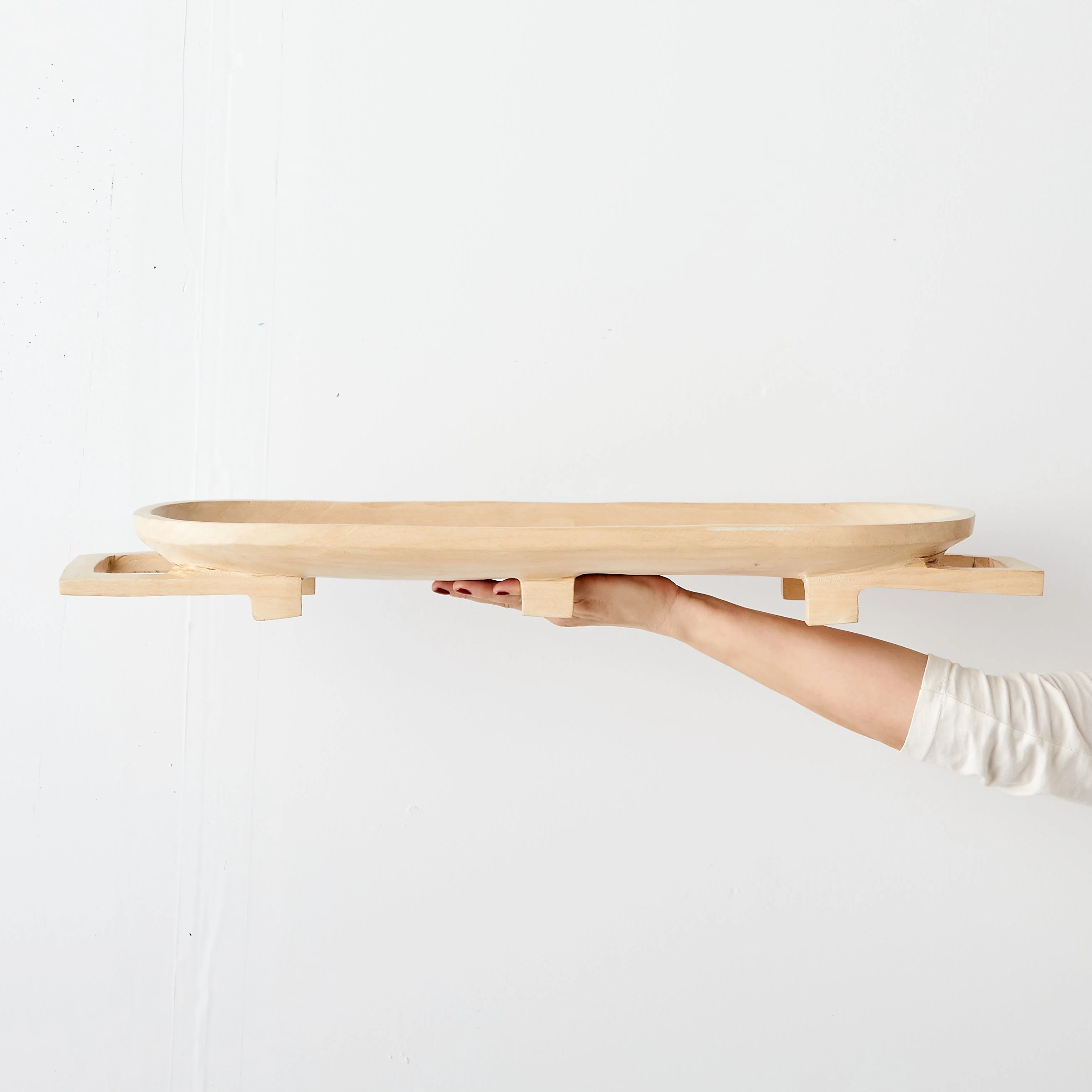 Swazi Long Wooden Serving Tray