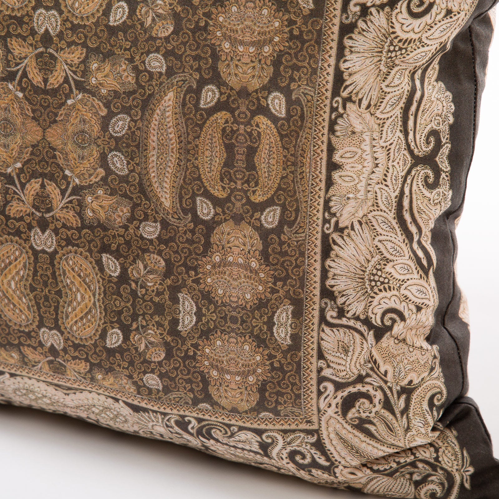 Cuscino Arredo In Cotone Lux Cm. 50X50 Antracite Caleffi