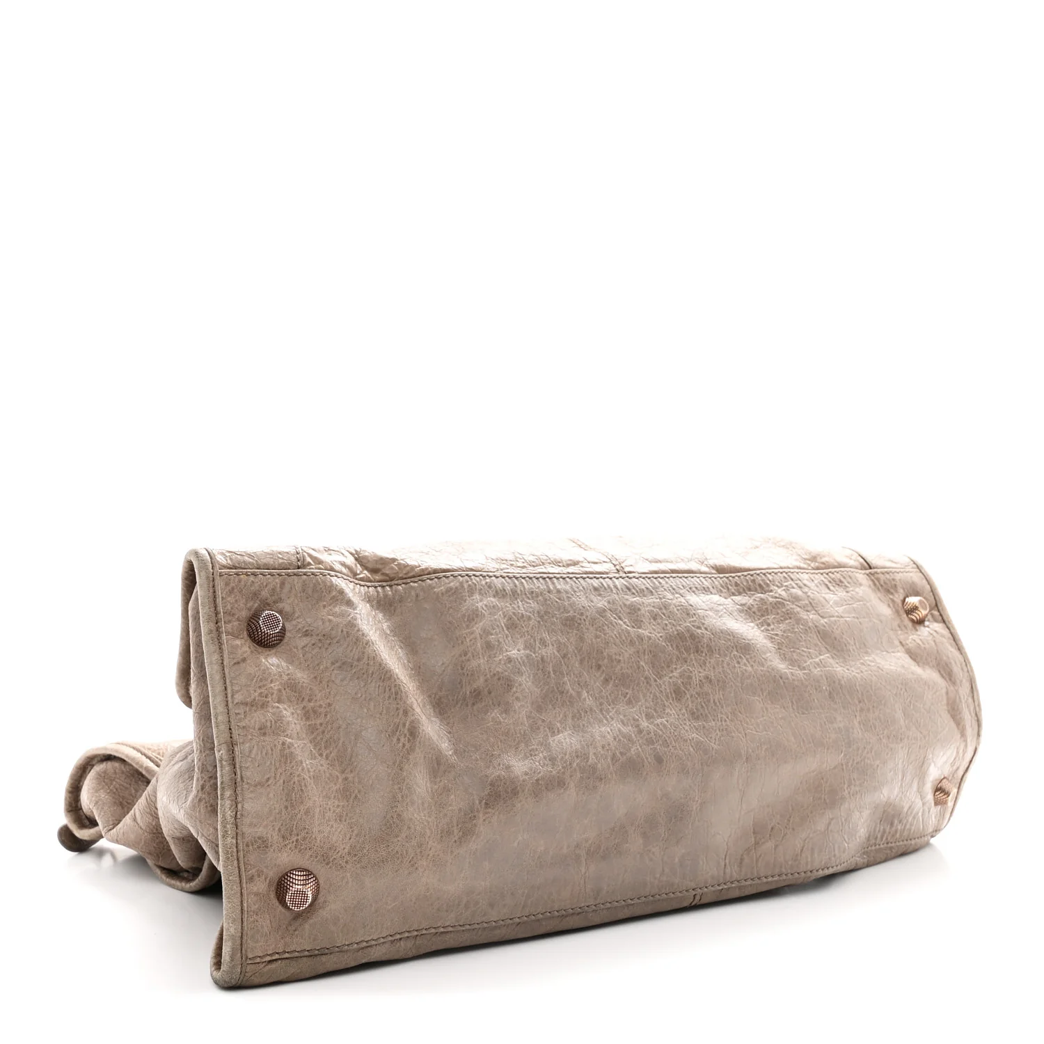 Agneau Giant 12 Rose Gold Hardware Work Gris Poivre - Top Club