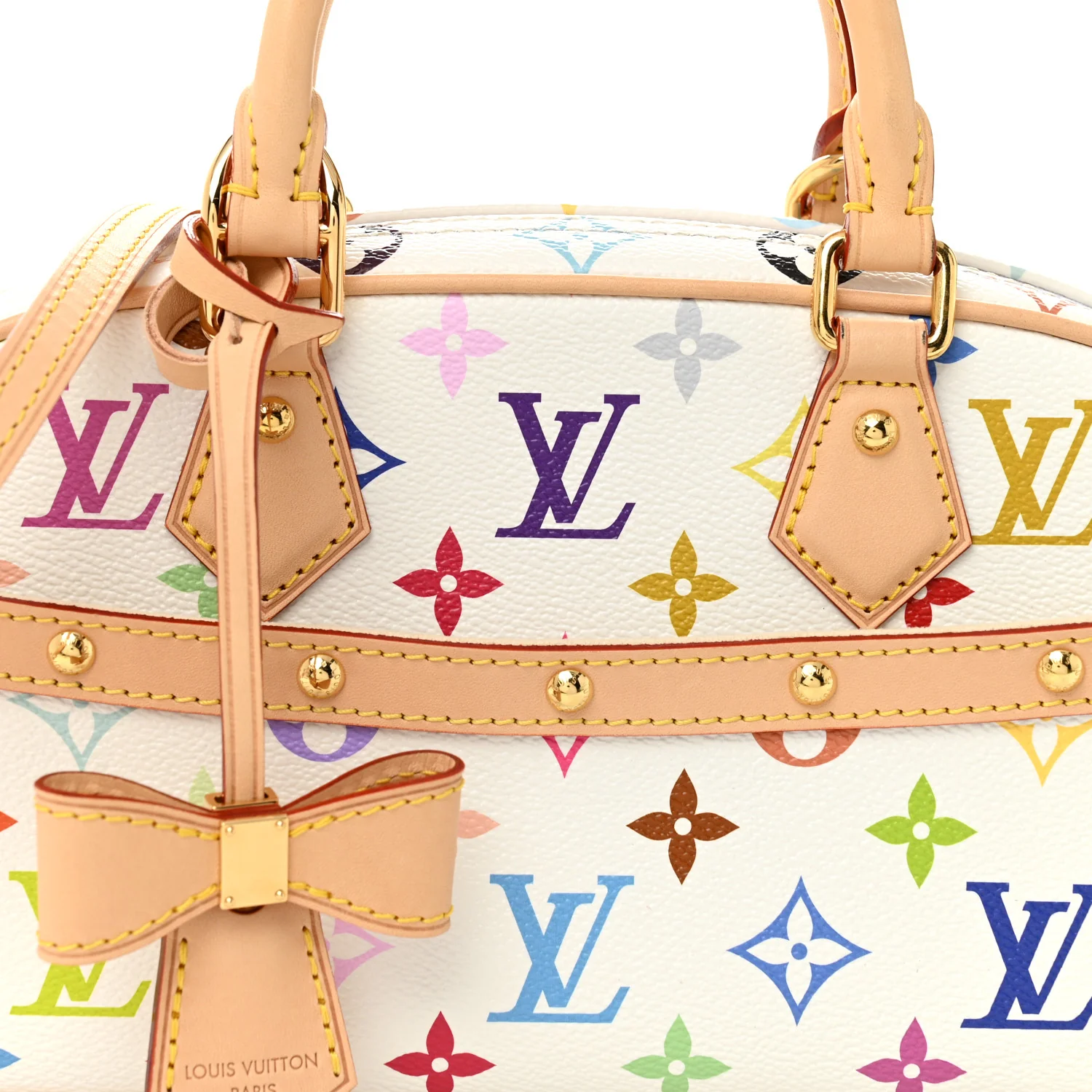 LV x TM Monogram Multicolor East West White - Top Club