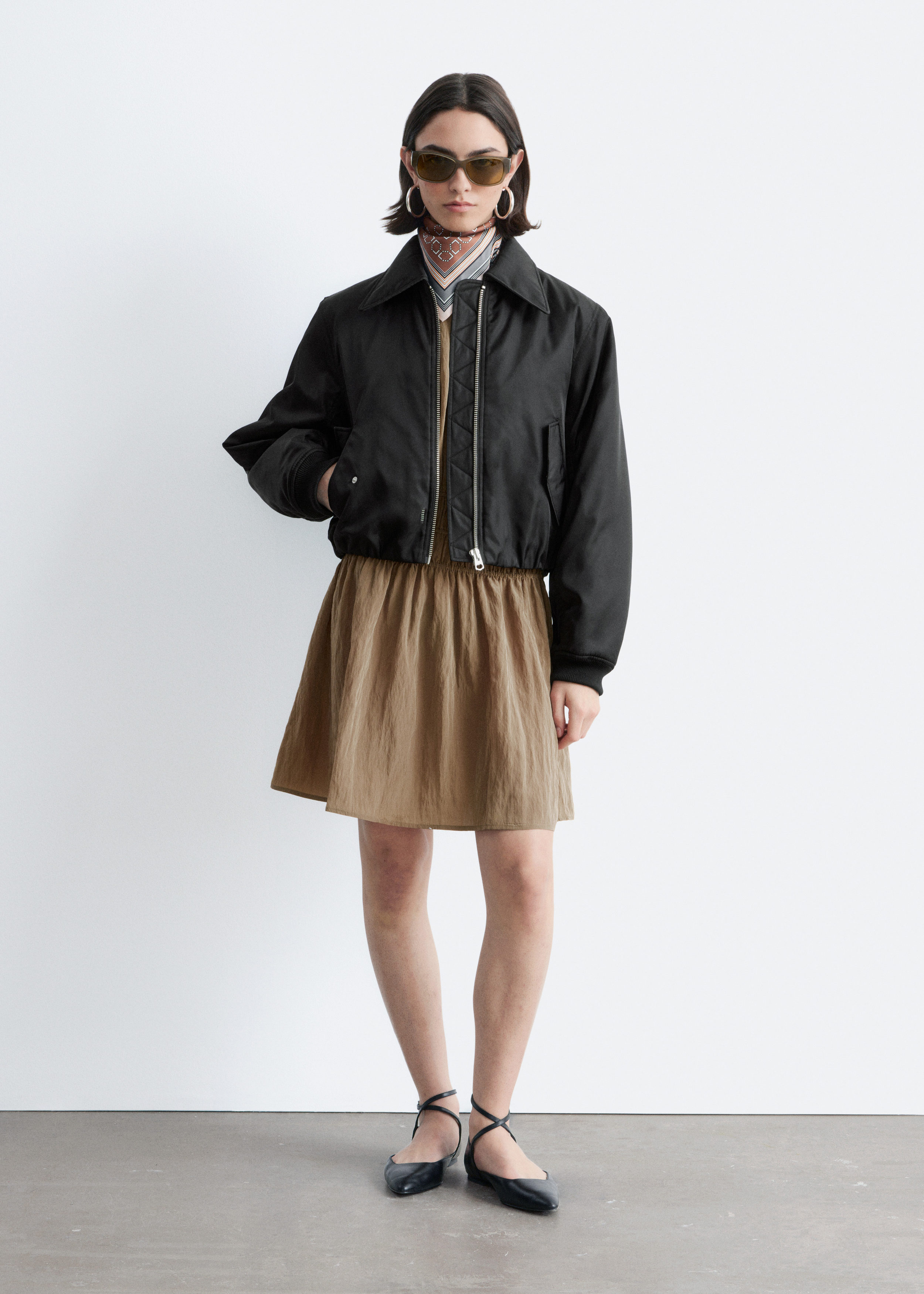 & Other Stories CROPPED BOMBER JACKET