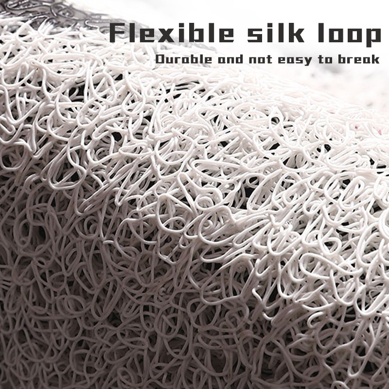 Irregular Carton Shape Pvc Coil Door Mat  Carpet for Hallway Entryway  in Door and Outdoor