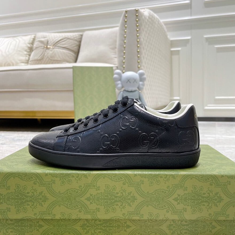 Men s Ace GG embossed sneaker - Top Club