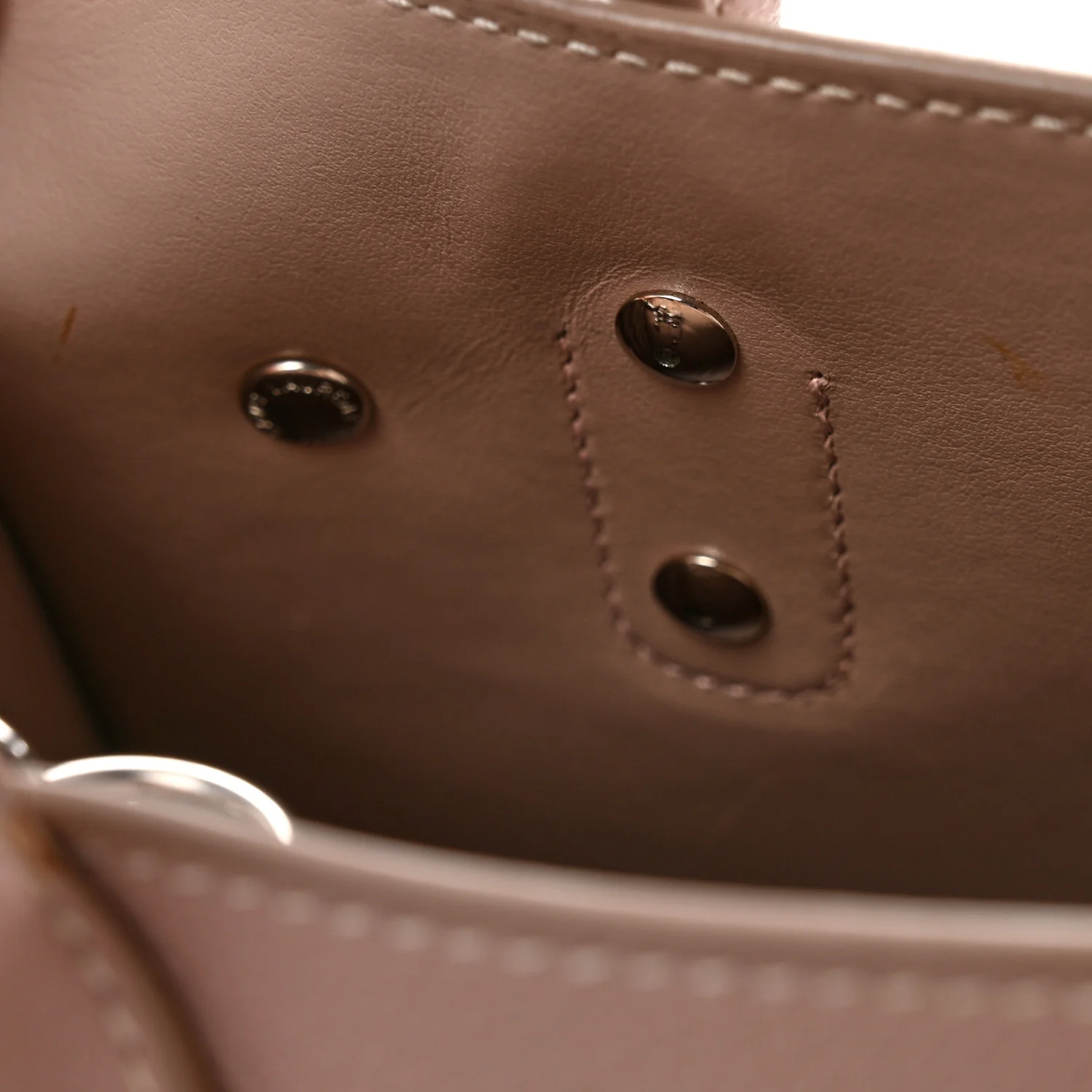 Grained Calfskin Nano Sac De Jour Pale Blush - Top Club