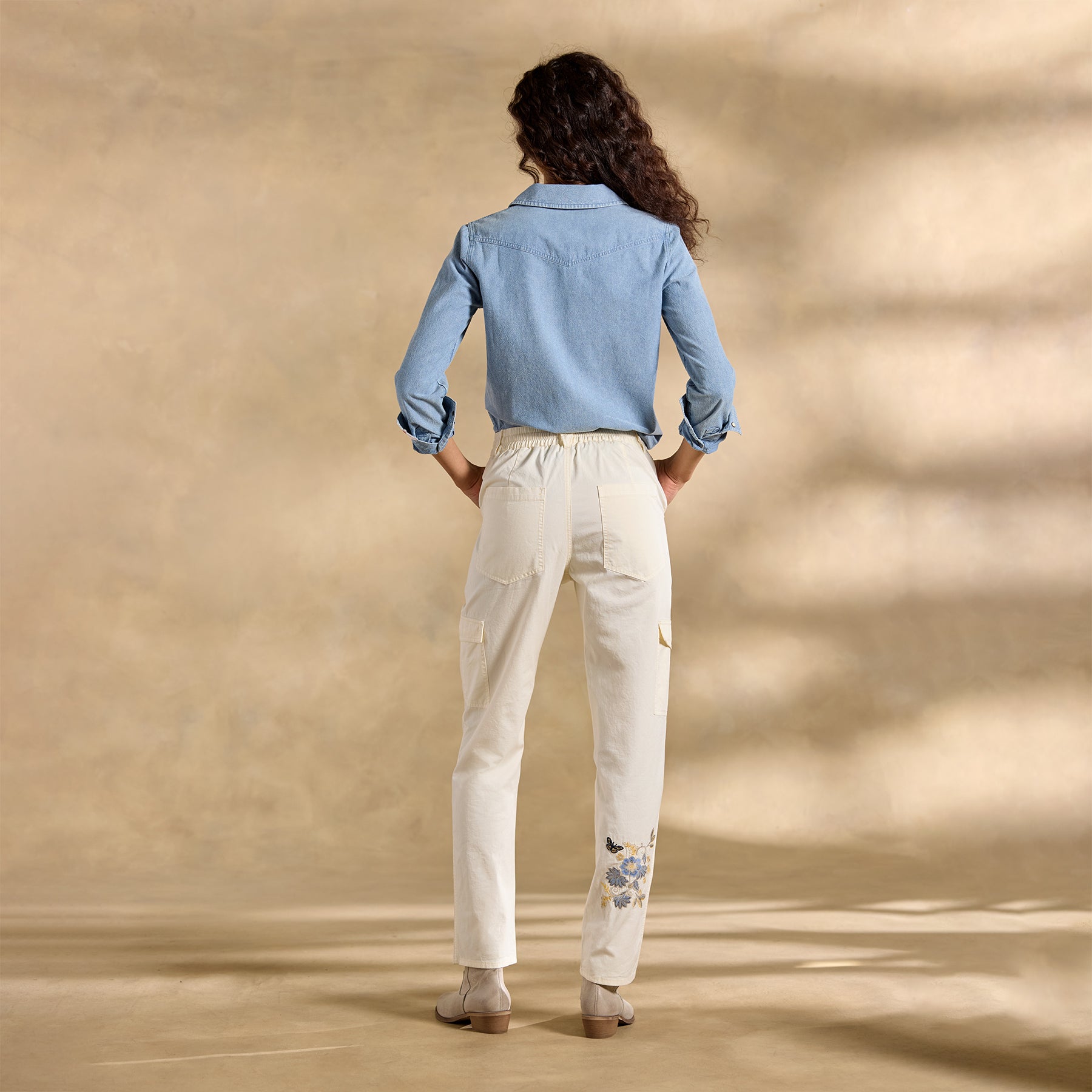 Starling Embroidered Pants - Sundance Living