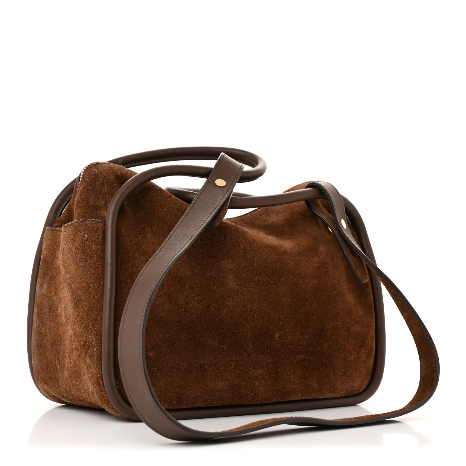 Scamosciato Darling Shoulder Bag Cacao - Top Club