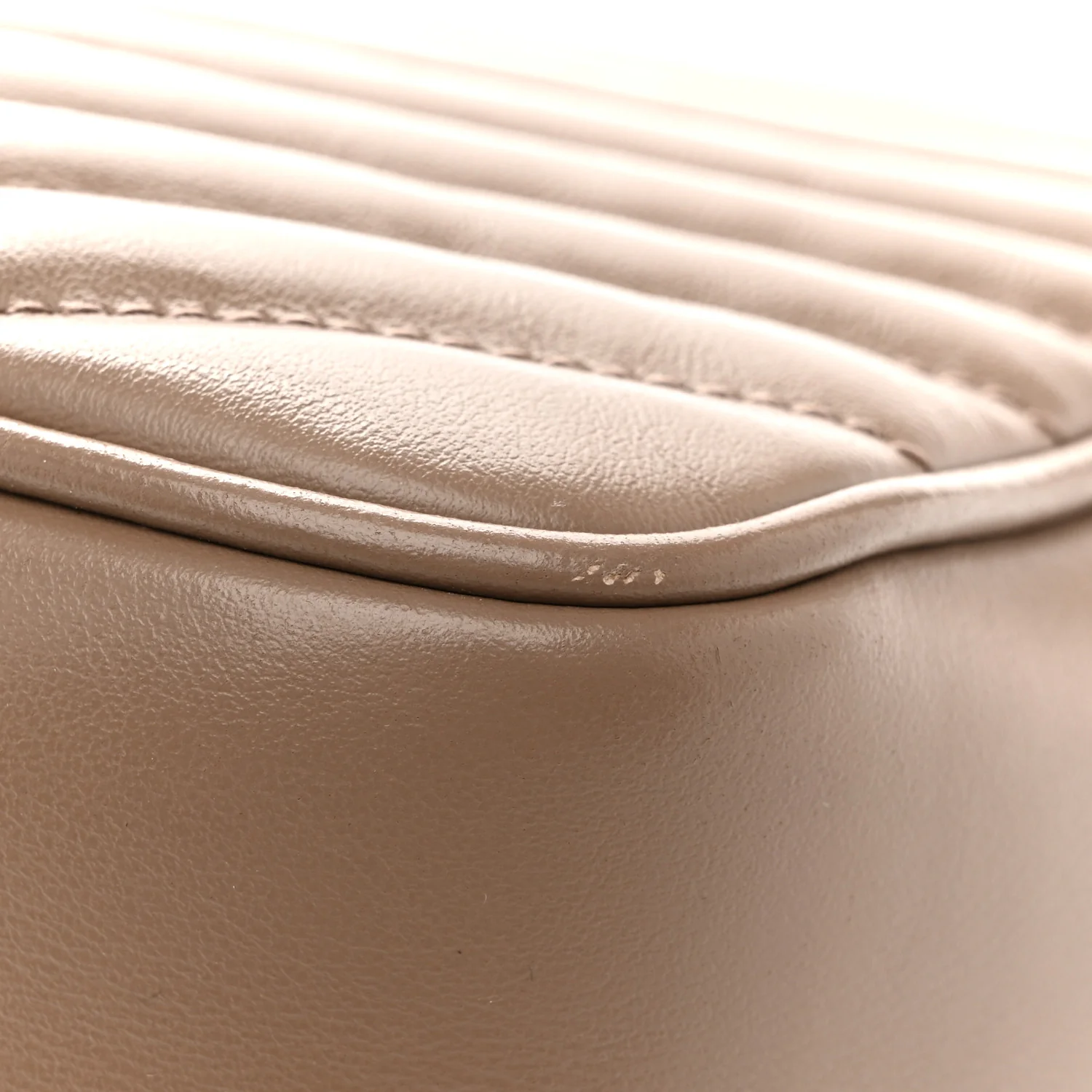 Calfskin Matelasse Monogram Lou Camera Bag Dark Beige - Top Club