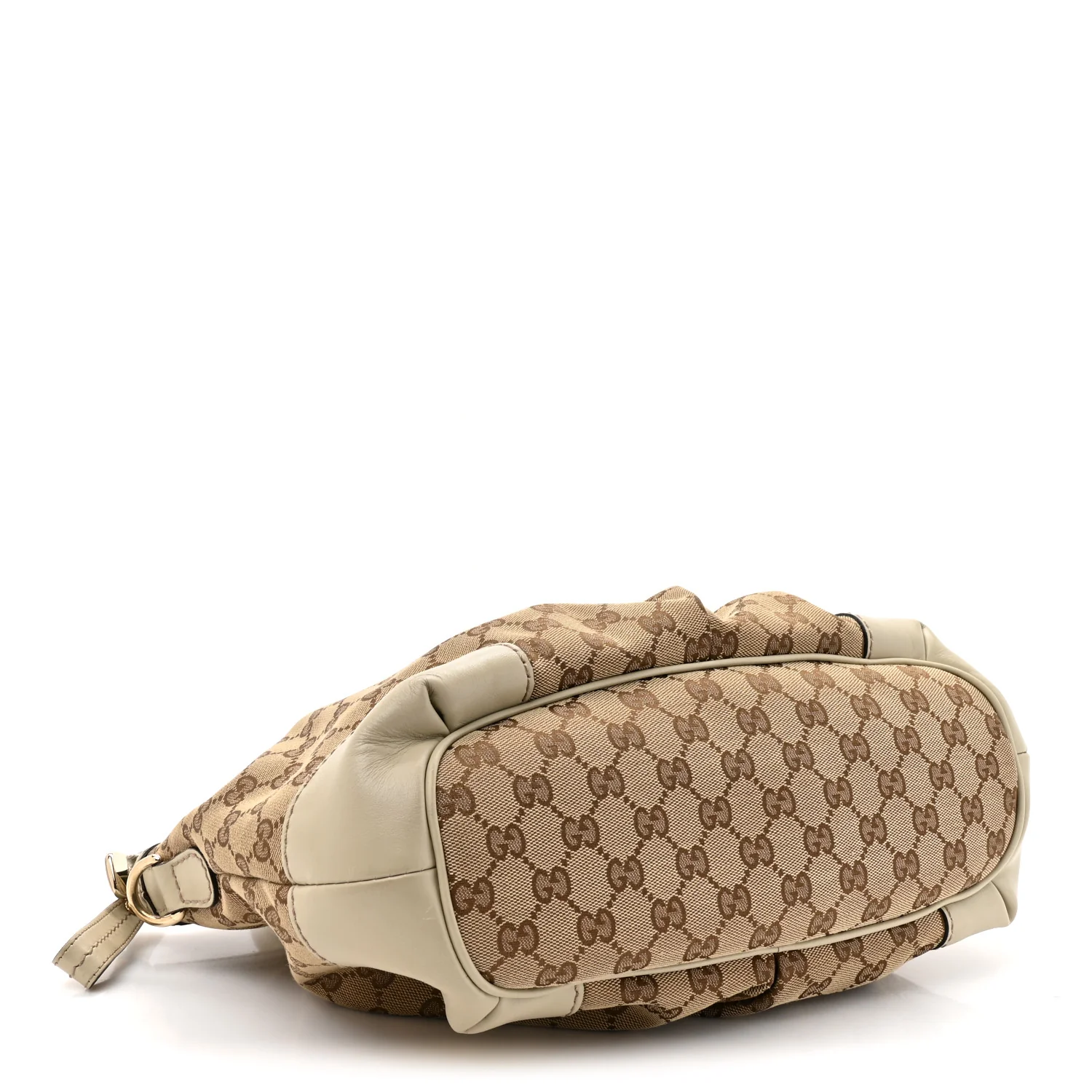 Monogram Margaux Calfskin Medium Sukey Top Handle Bag Beige Ebony Mystic White - Top Club