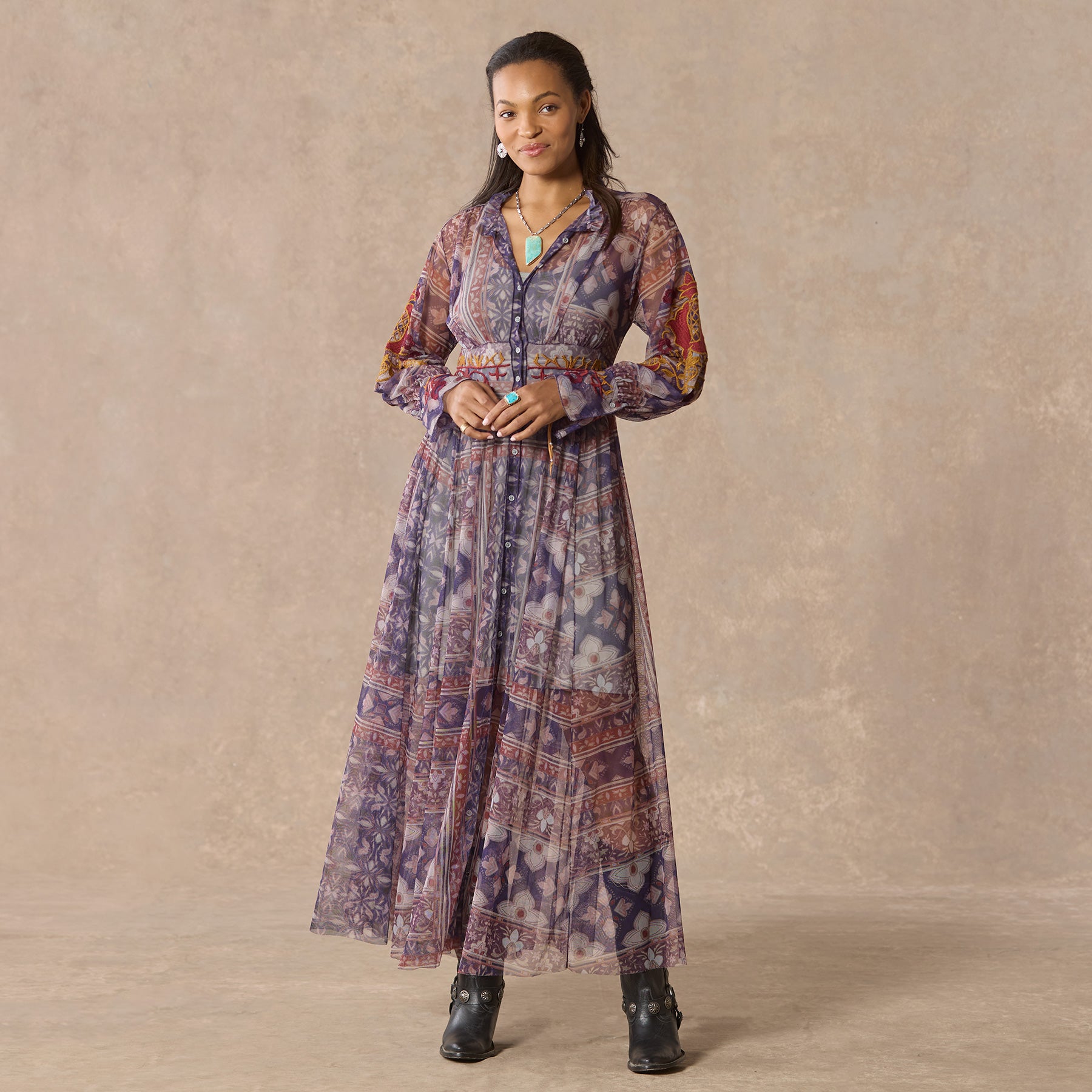 Duana Mesh Dress, Petite - Sundance Living
