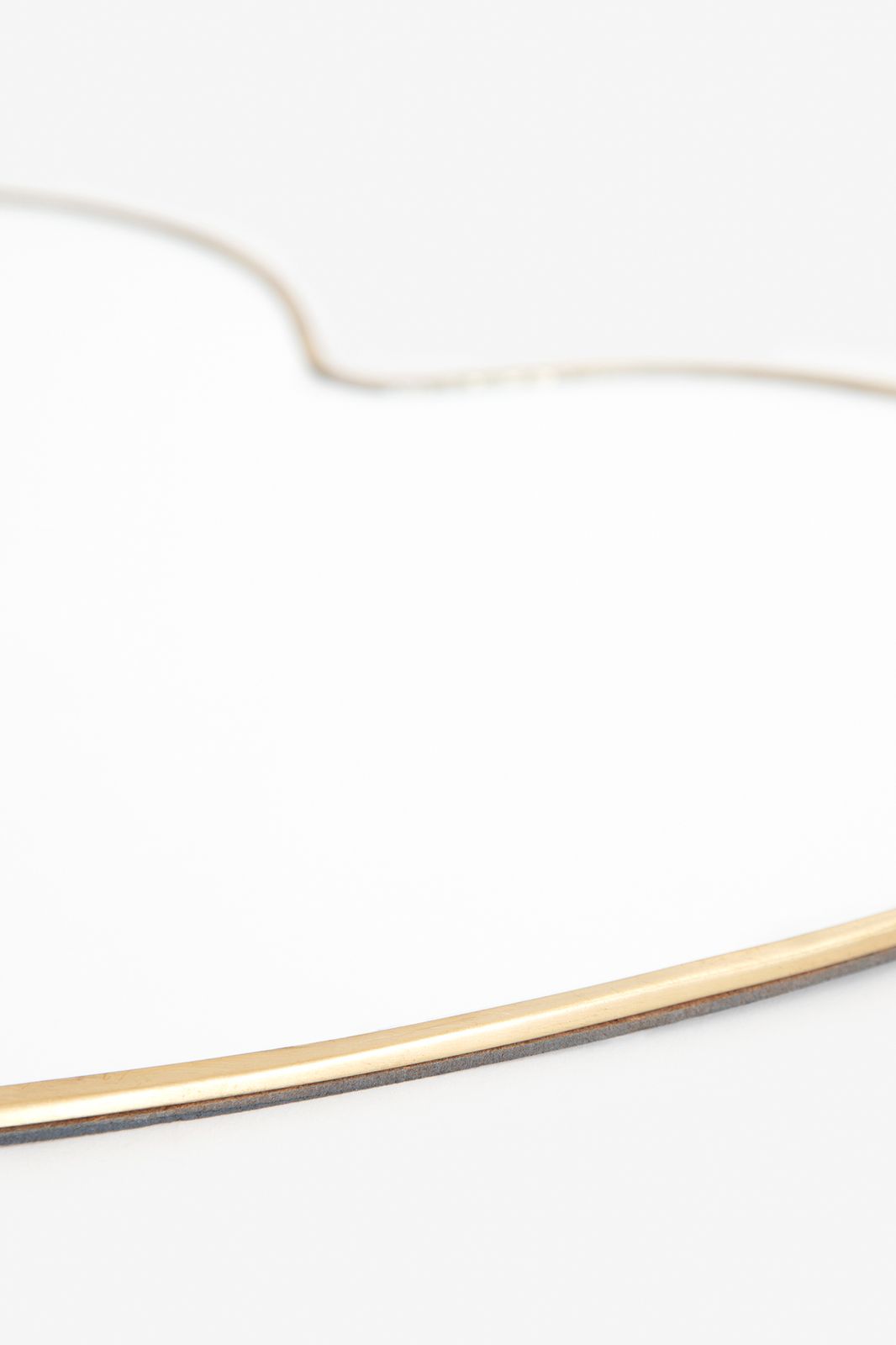 Kleine gouden hartjes spiegel