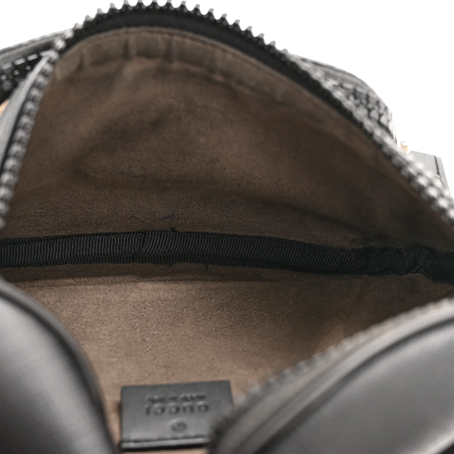 GG Supreme Monogram Belt Bag Black - Top Club