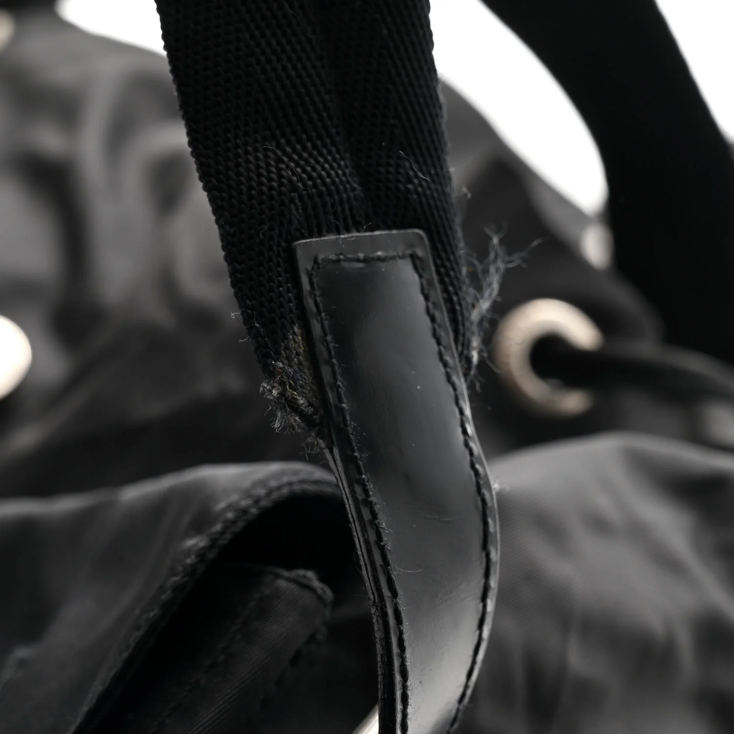 Nylon Vela Medium Backpack Black - Top Club