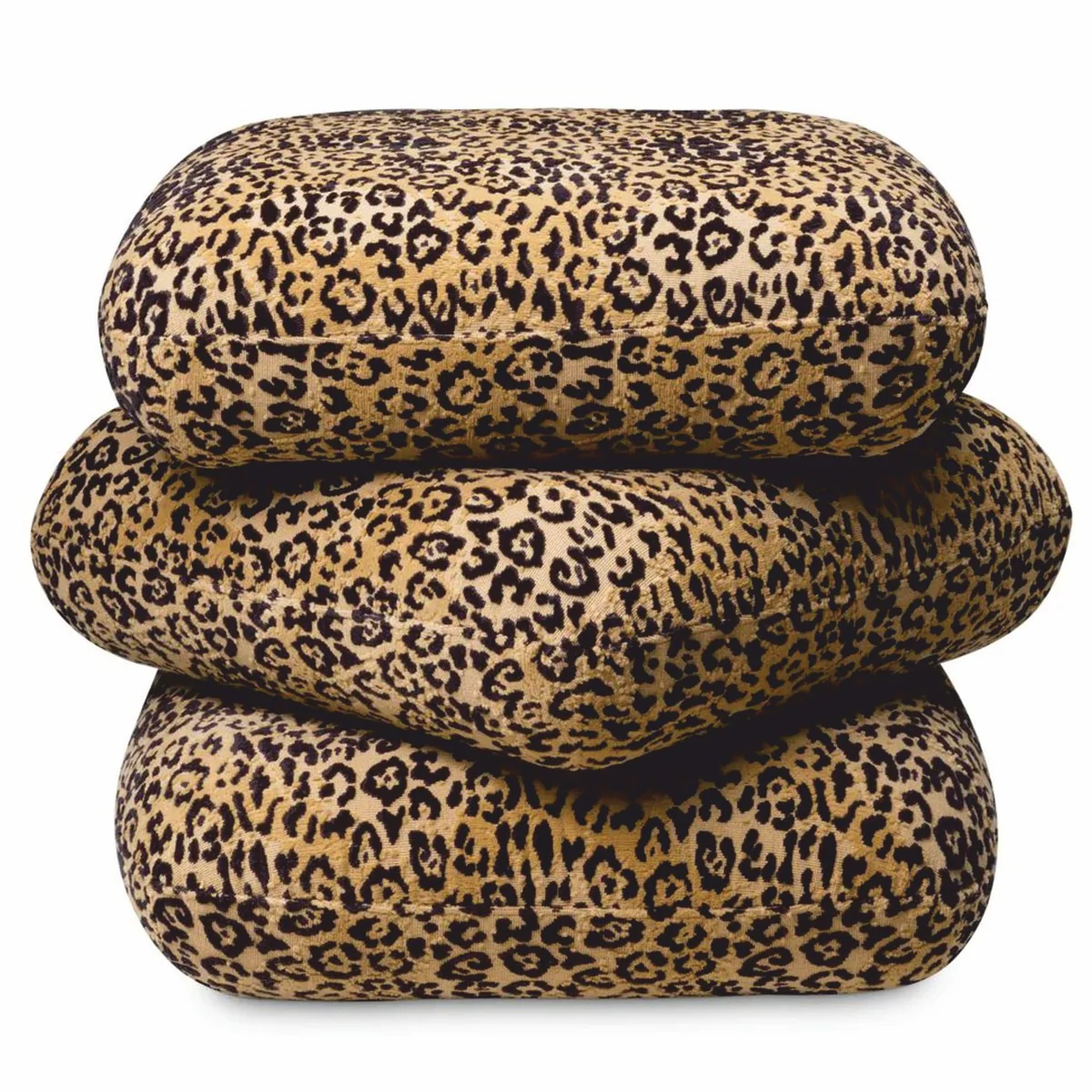 Luxury swivel stool Leopard H. 55 cm - luxury hotel furniture