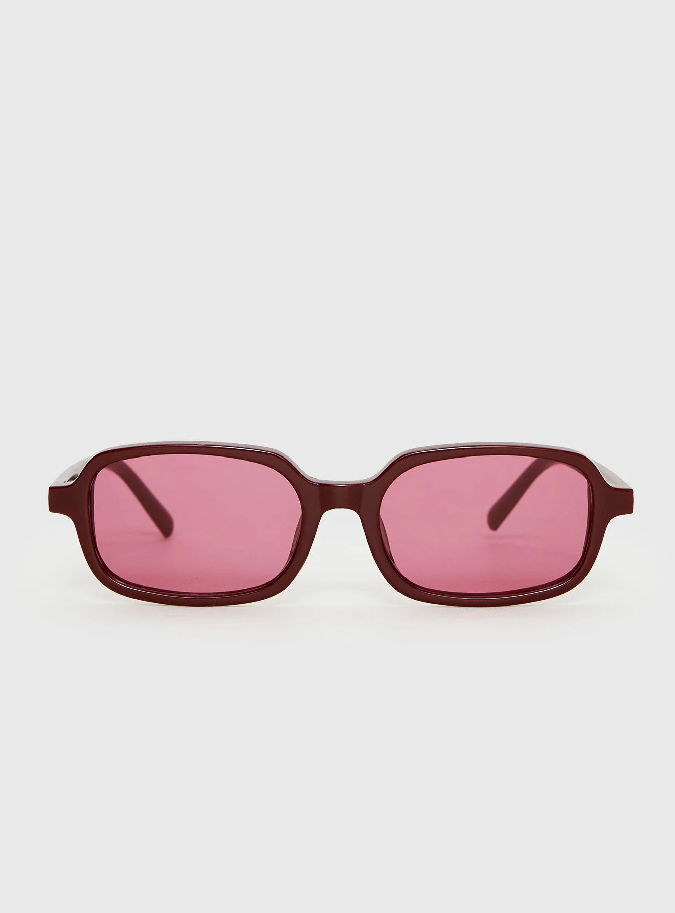 Such A Sweetie Rectangle Sunglasses Red