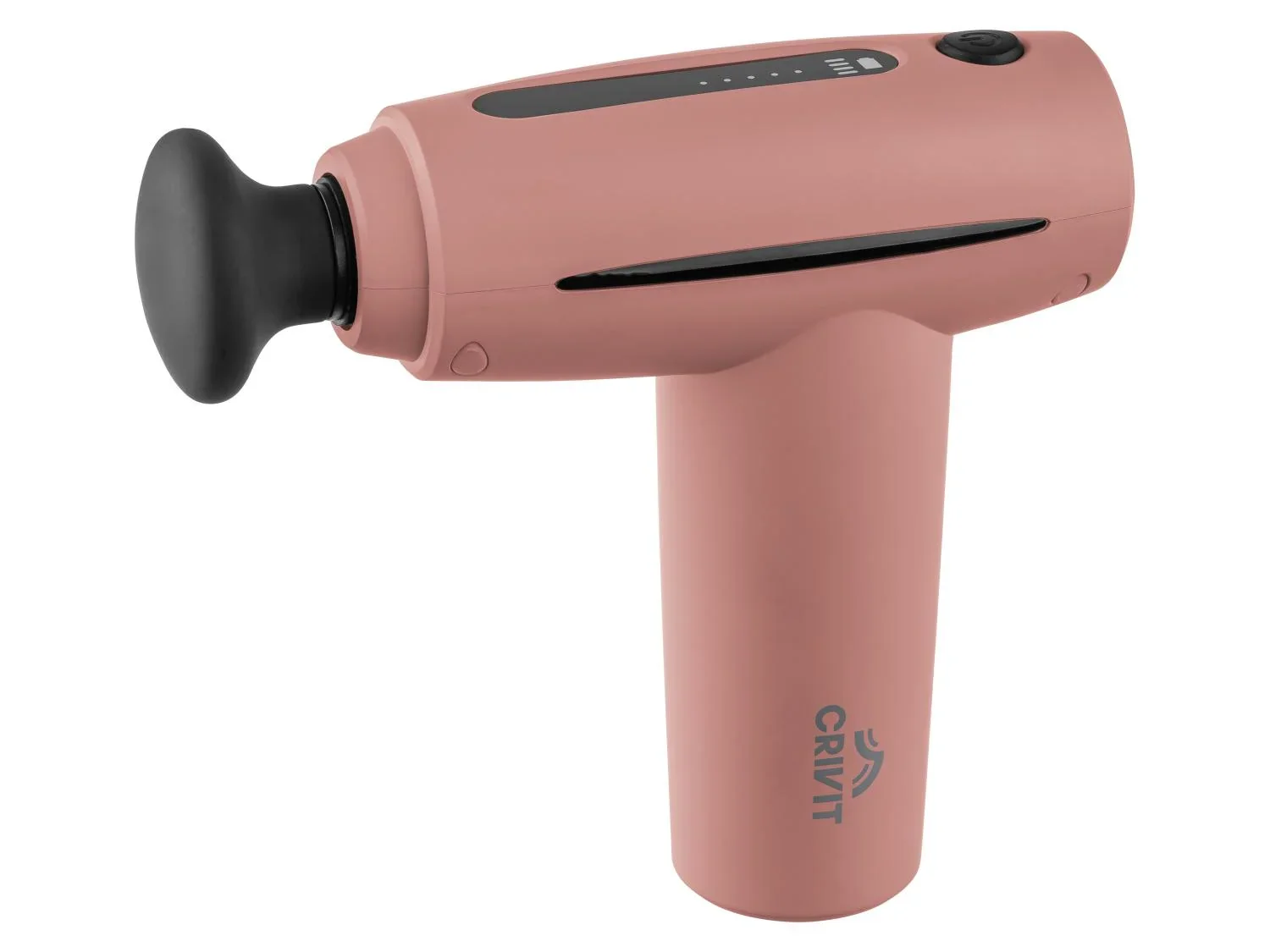 CRIVIT Mini-pistolet de massage CMMG 3.7 A1, 4 ttes, 5 vitesses