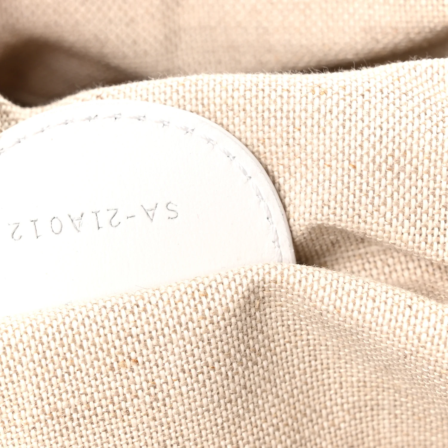 Calfskin Perforated Medium Gancini Tote Bag Optic White - Top Club