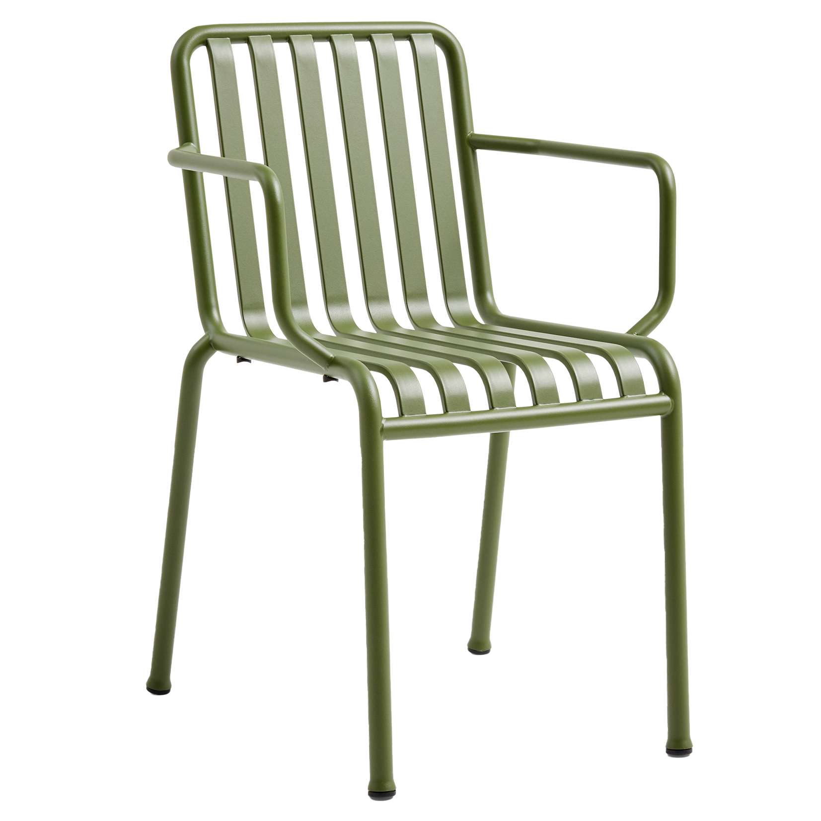 Tuinstoel Palissade met armleuning olive