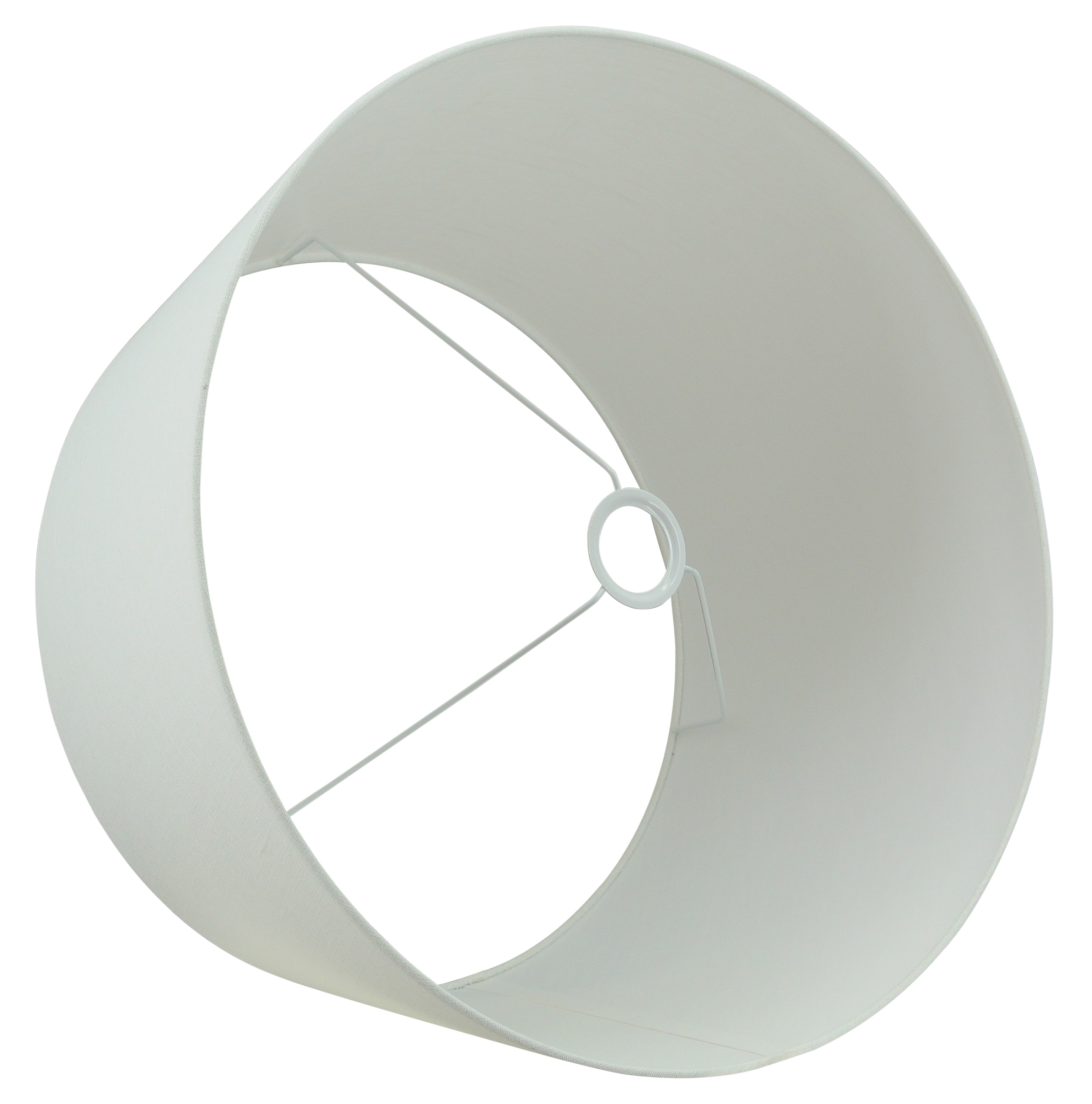 Staande lampenkap linnen offwhite 50x40x26cm
