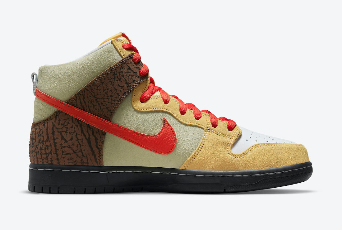 Color Skates x Dunk High SB  Kebab and Destroy  CZ2205-700 - Sneaker Replica Workshop