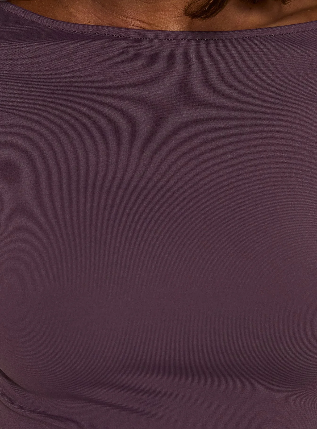 Brendolyn Boatneck 3/4 Sleeve Top Aubergine