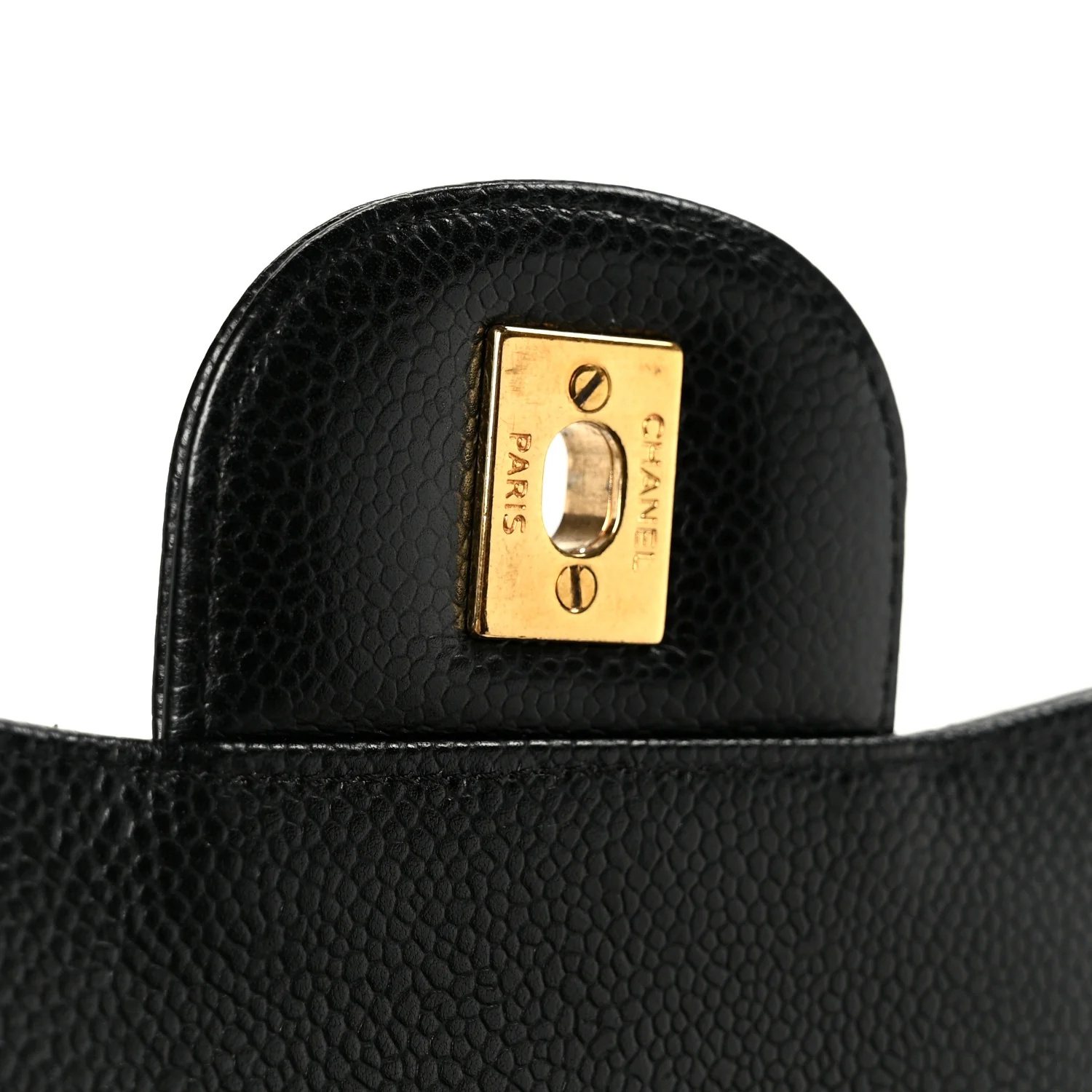 Caviar Quilted Jumbo Double Flap Black - Top Club