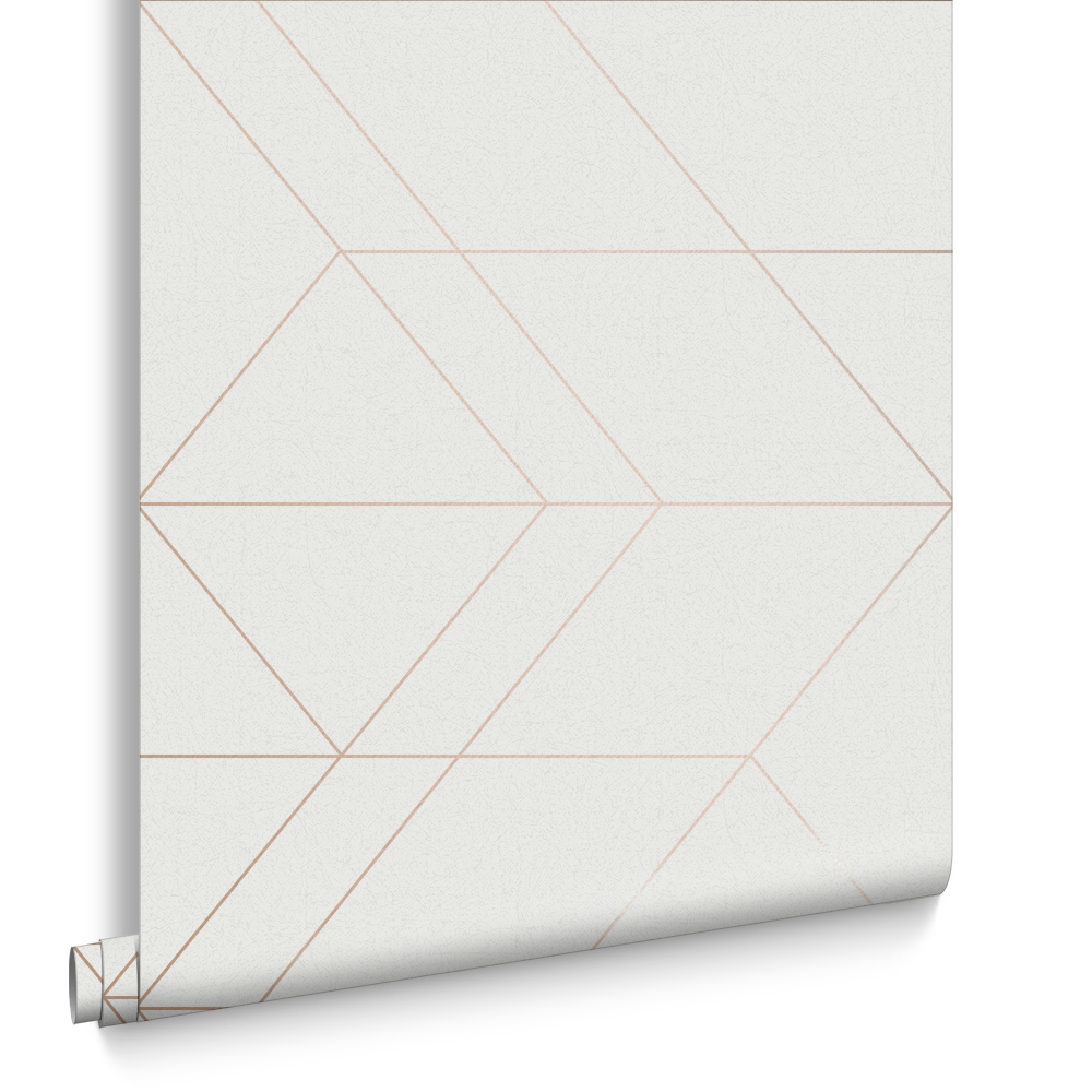 Graham & Brown  vliesbehang  Balance White Rose Gold Graham & Brown  vliesbehang  Balance White Rose Gold