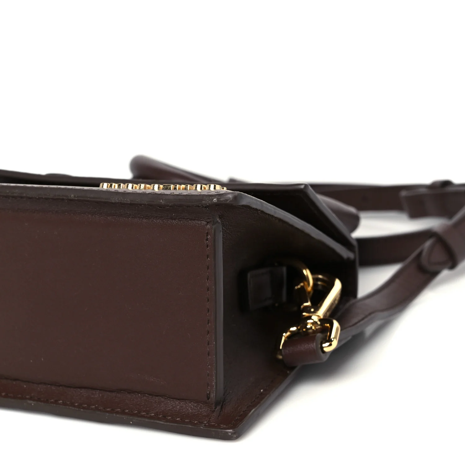 Smooth Calfskin Le Chiquito Noeud Dark Brown - Top Club