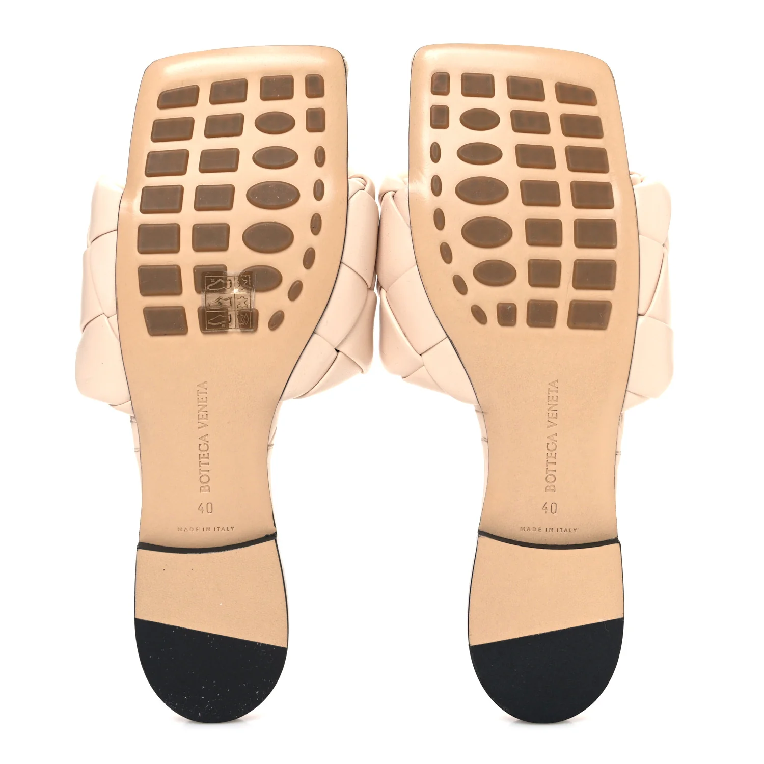 Nappa Maxi Intrecciato Lido Flat Sandals 40 Bandage - Top Club