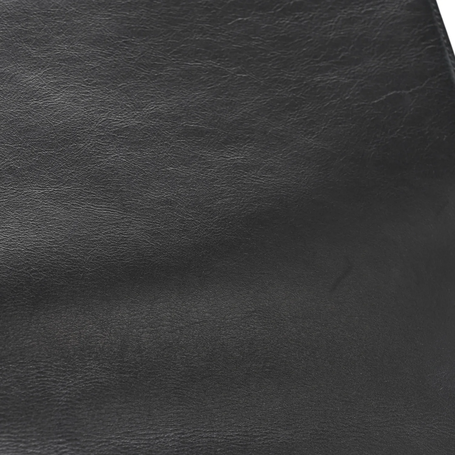 Calfskin Embossed Stitch Large Boy Flap Black - Top Club