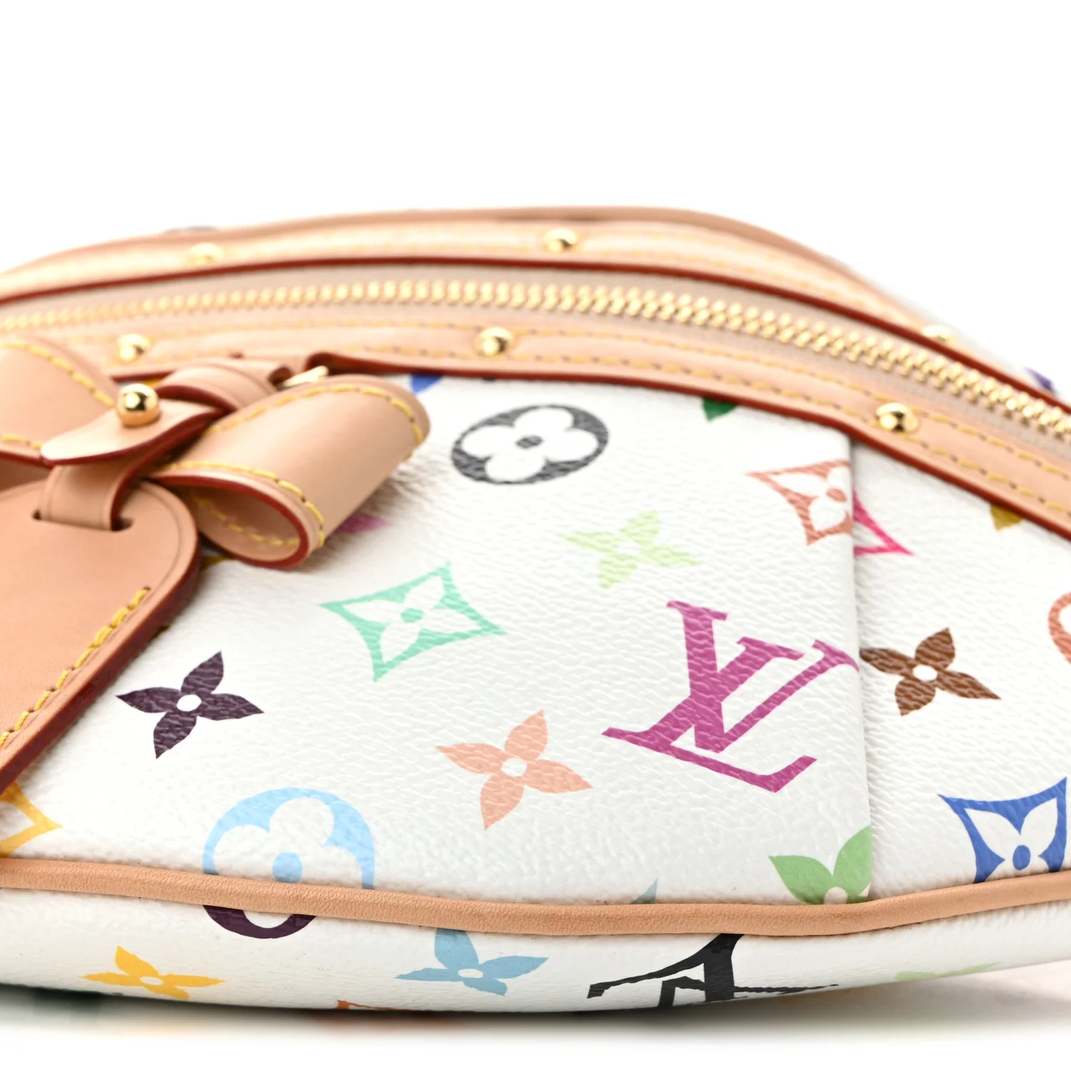 LV X TM Monogram Multicolor High Rise Bumbag White - Top Club