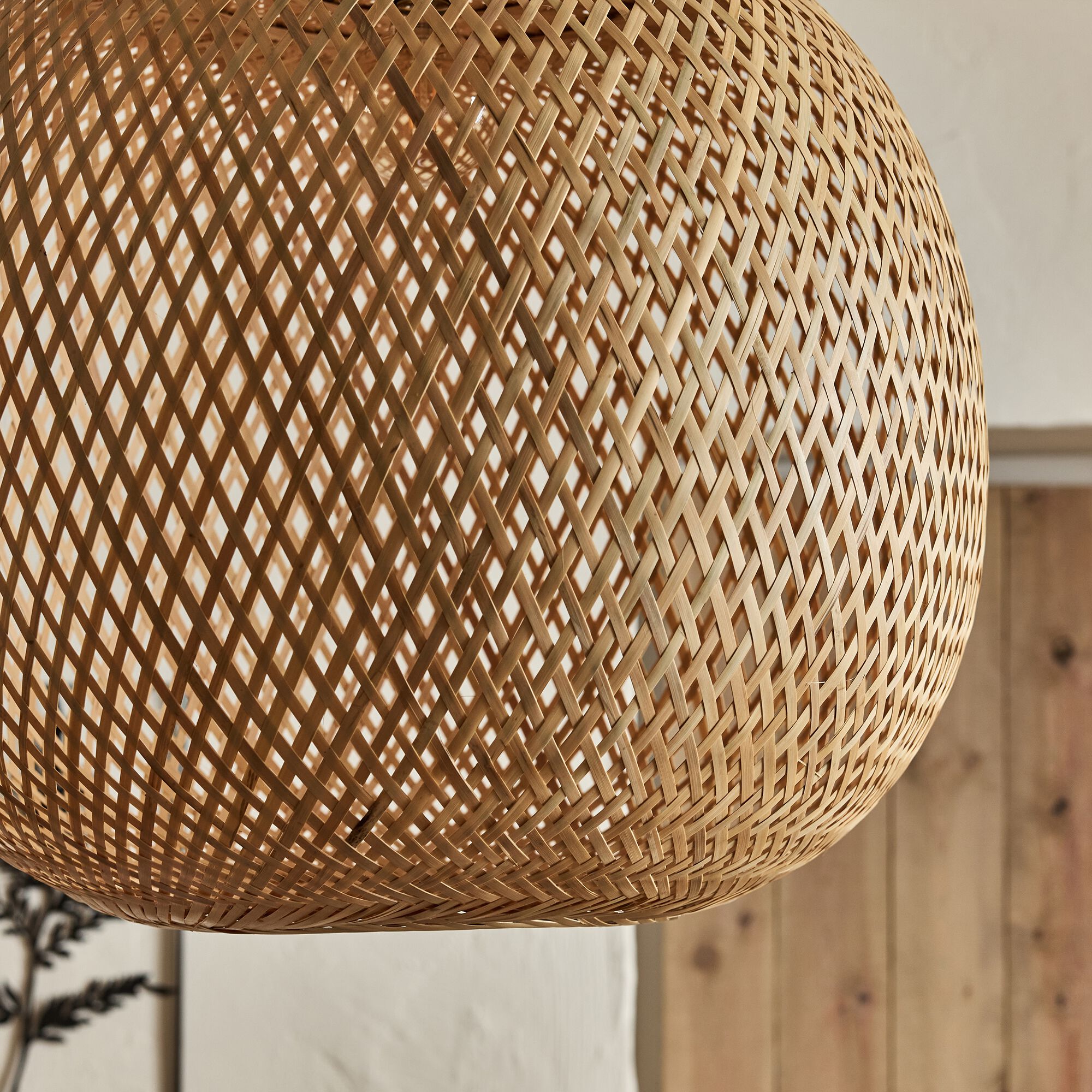 SAGONE - Suspension non électrifiée en bambou D57cm - naturel