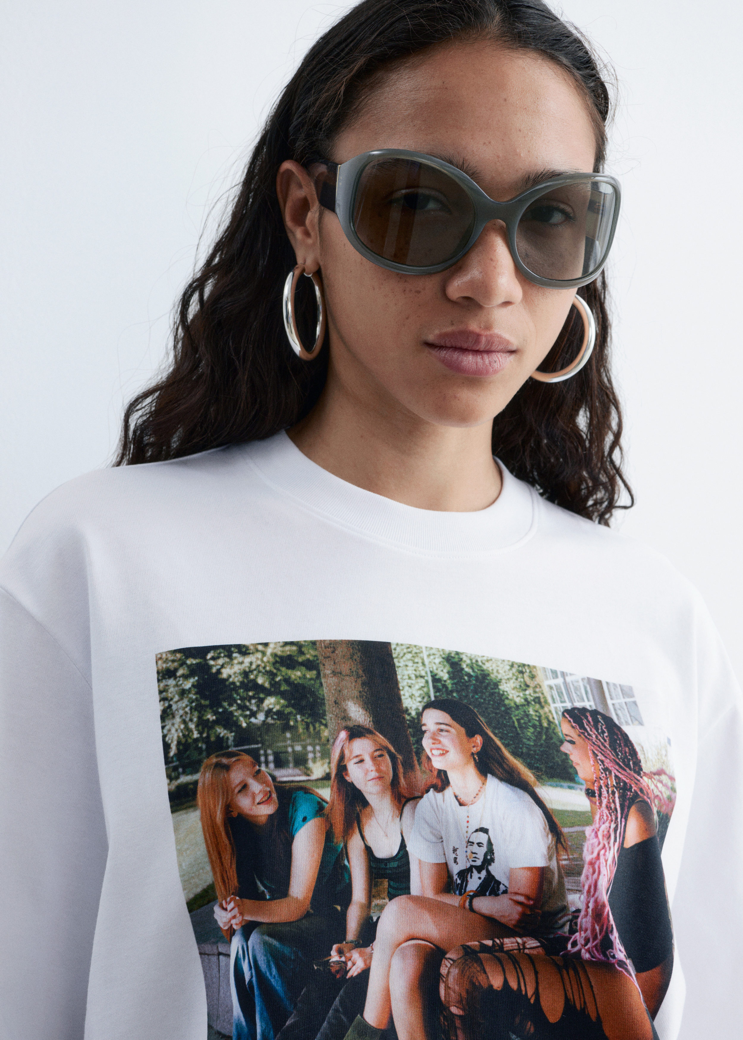 & Other Stories OVERSIZED PRINT T-SHIRT