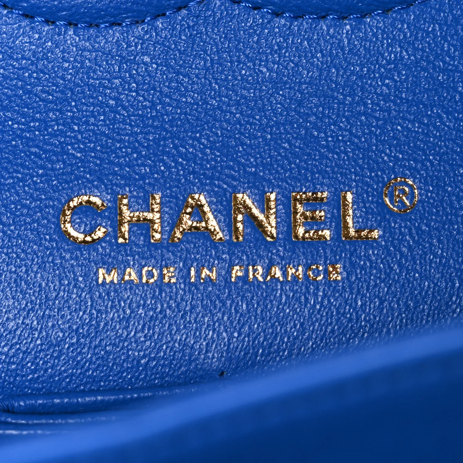 Lambskin Quilted Medium Double Flap Blue - Top Club