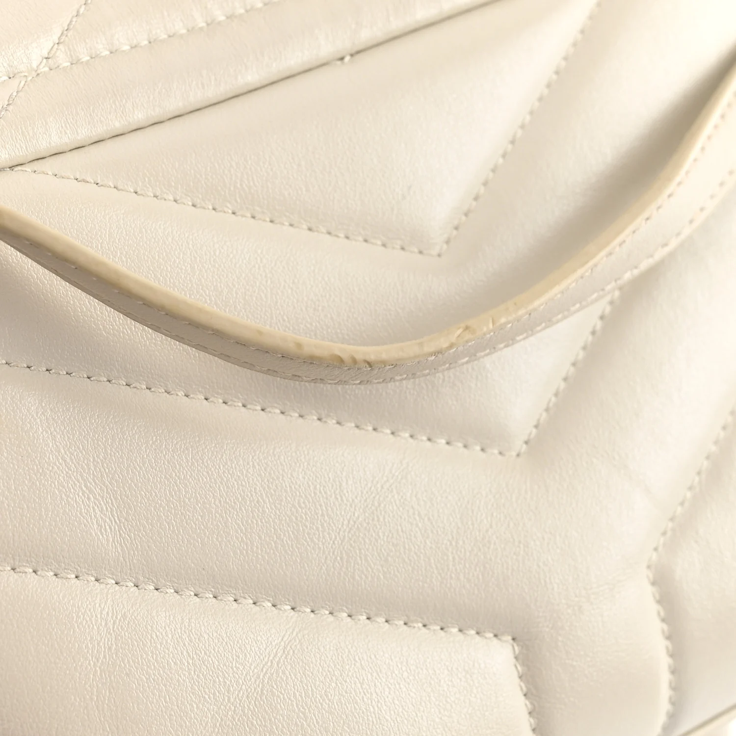 Calfskin Y Quilted Monogram Toy Loulou Crossbody Bag Crema Soft - Top Club
