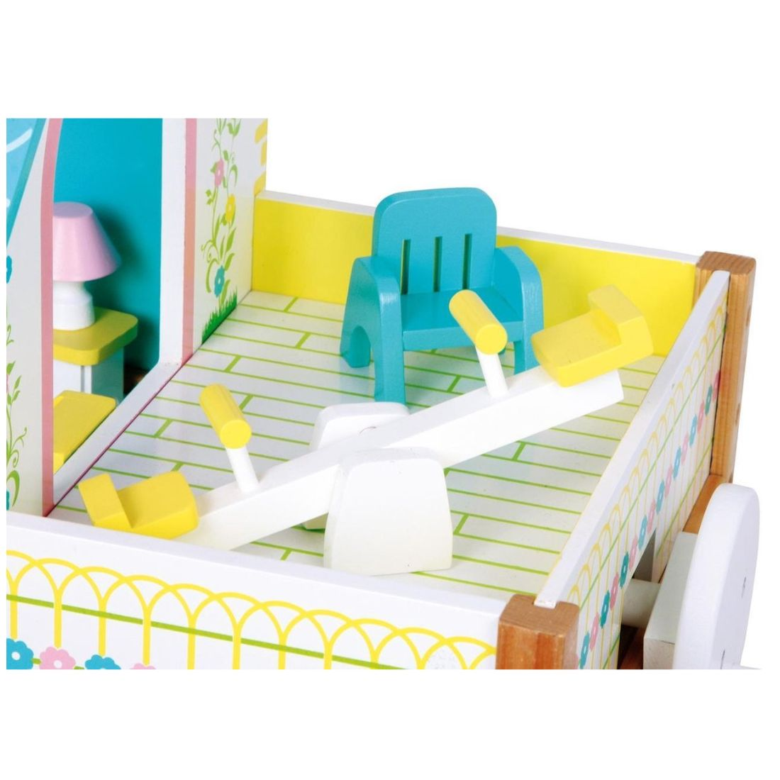 Poppenhuis Blauw XL