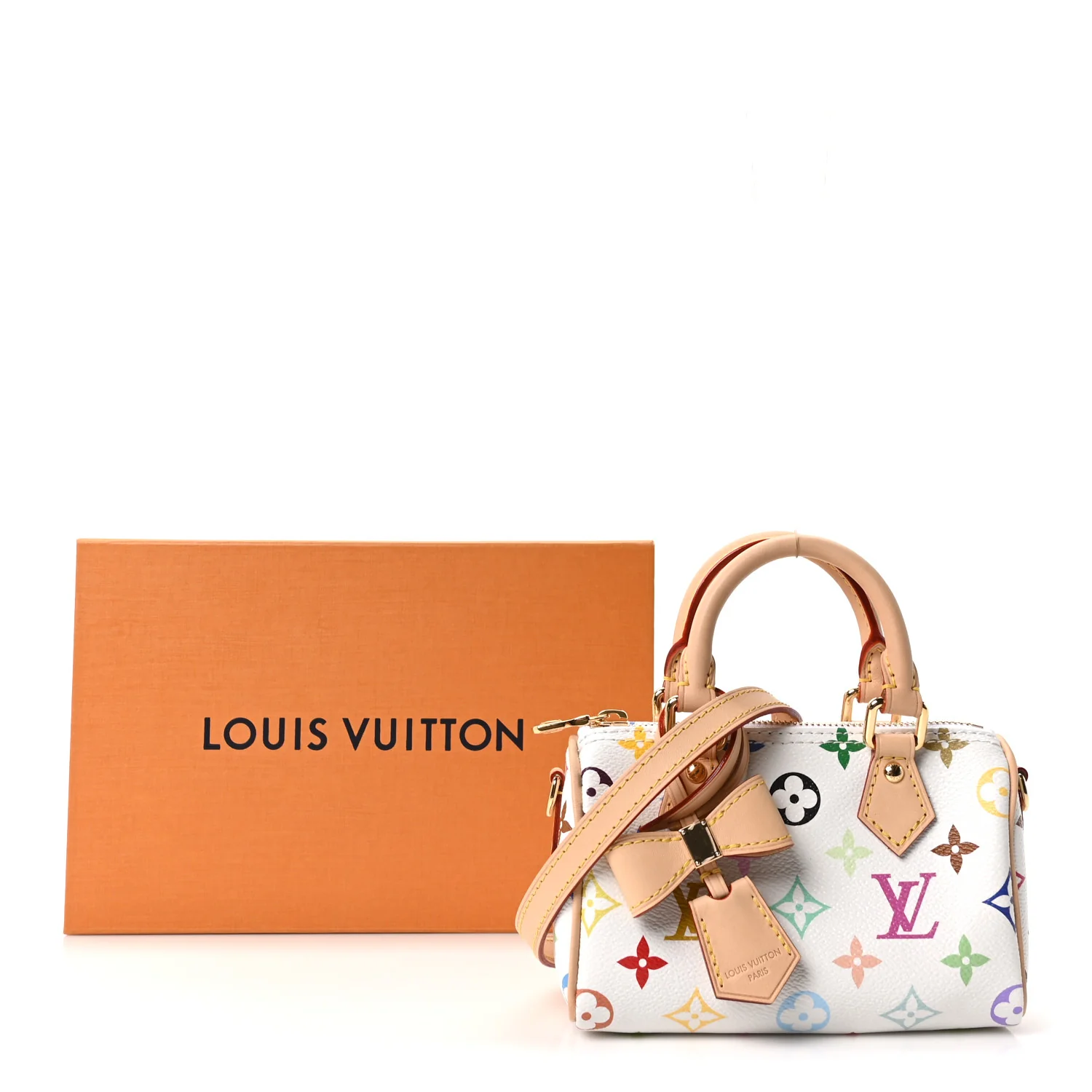 LV X TM Monogram Multicolor Nano Speedy White - Top Club