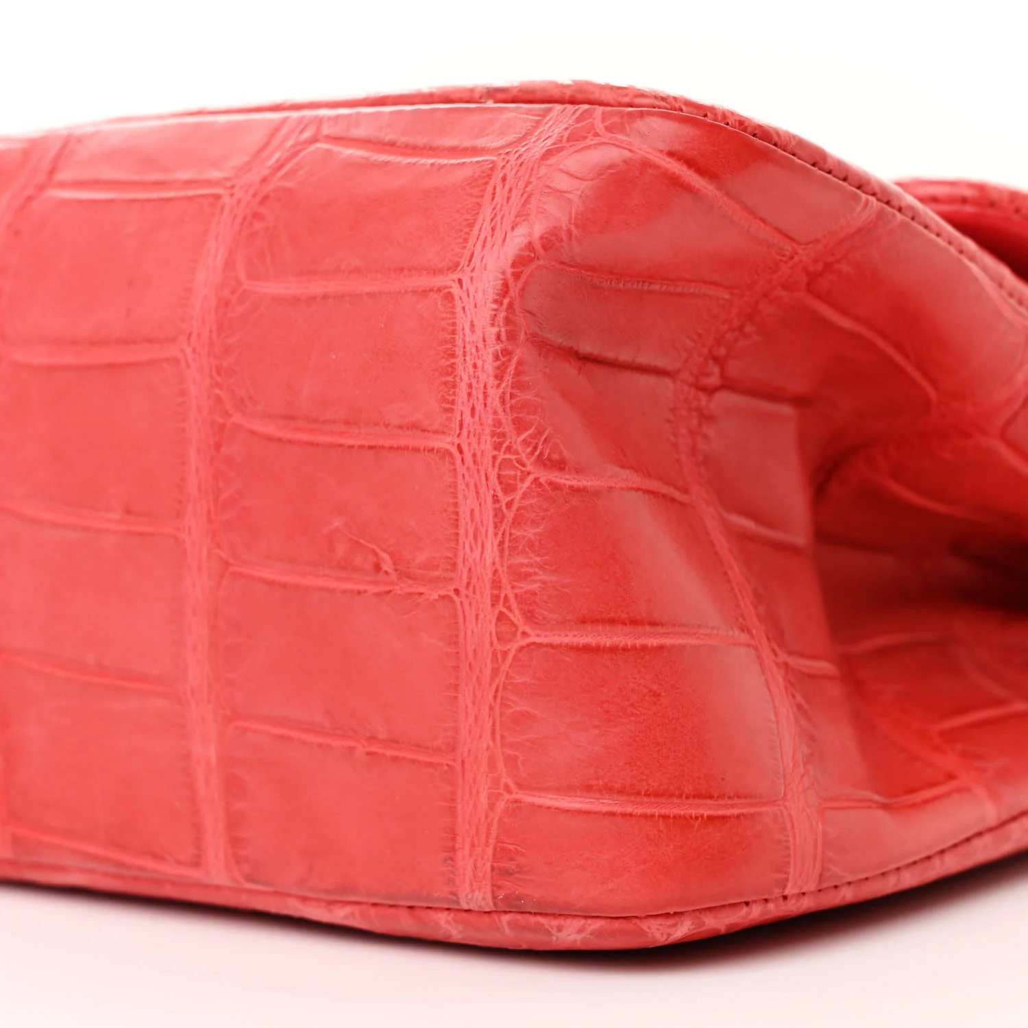 Alligator Jumbo Double Flap Red - Top Club