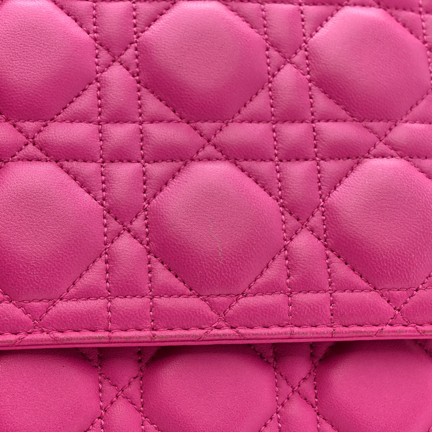 Lambskin Cannage Large Miss Dior Flap Sorbet - Top Club