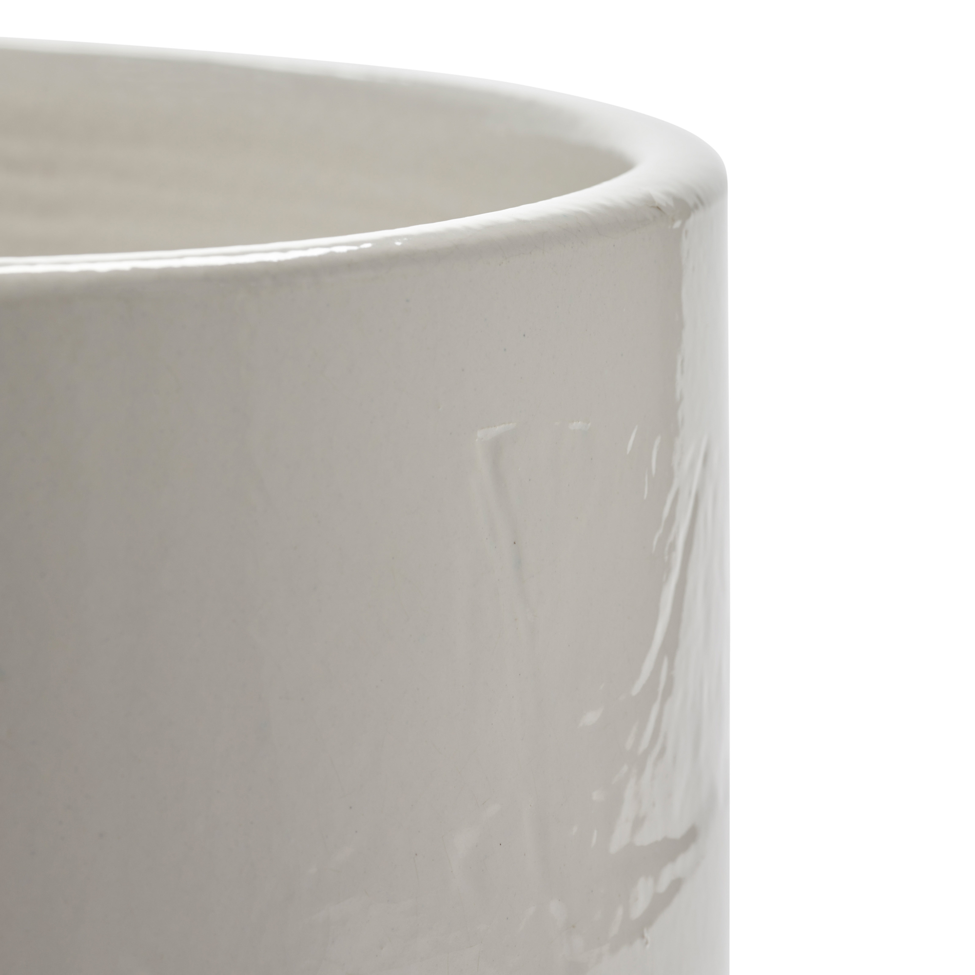 Bloempot Vaso 06 white H29