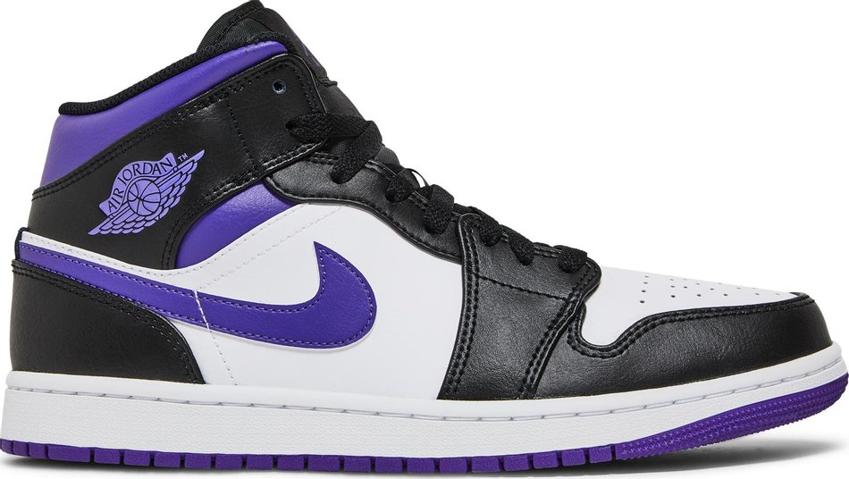Air Jordan 1 Mid  Court Purple  554724-095 - Sneaker Replica Workshop